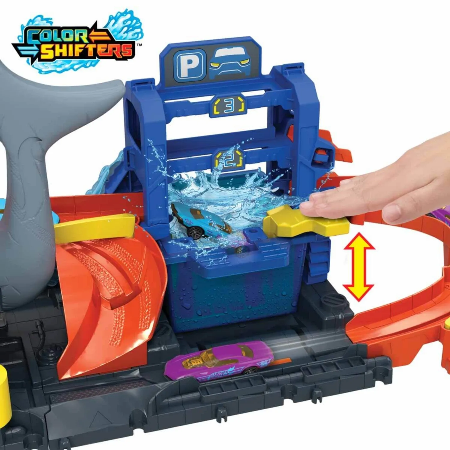 Hot Wheels Muhteşem Köpek Balığı Araba Yıkama Oyun Seti