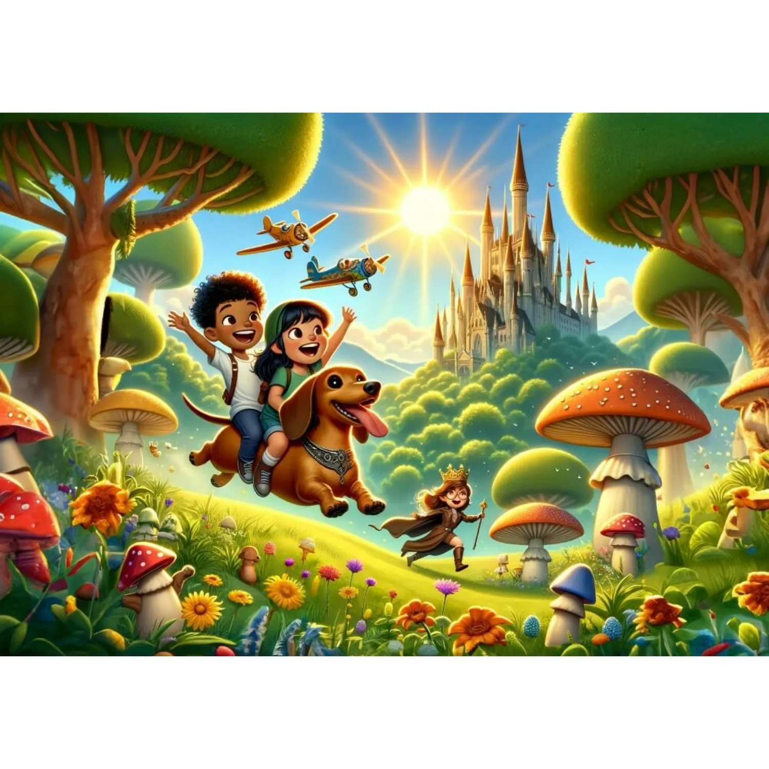 Art Çocuk Sevimli Gezginler 50 Parça Puzzle
