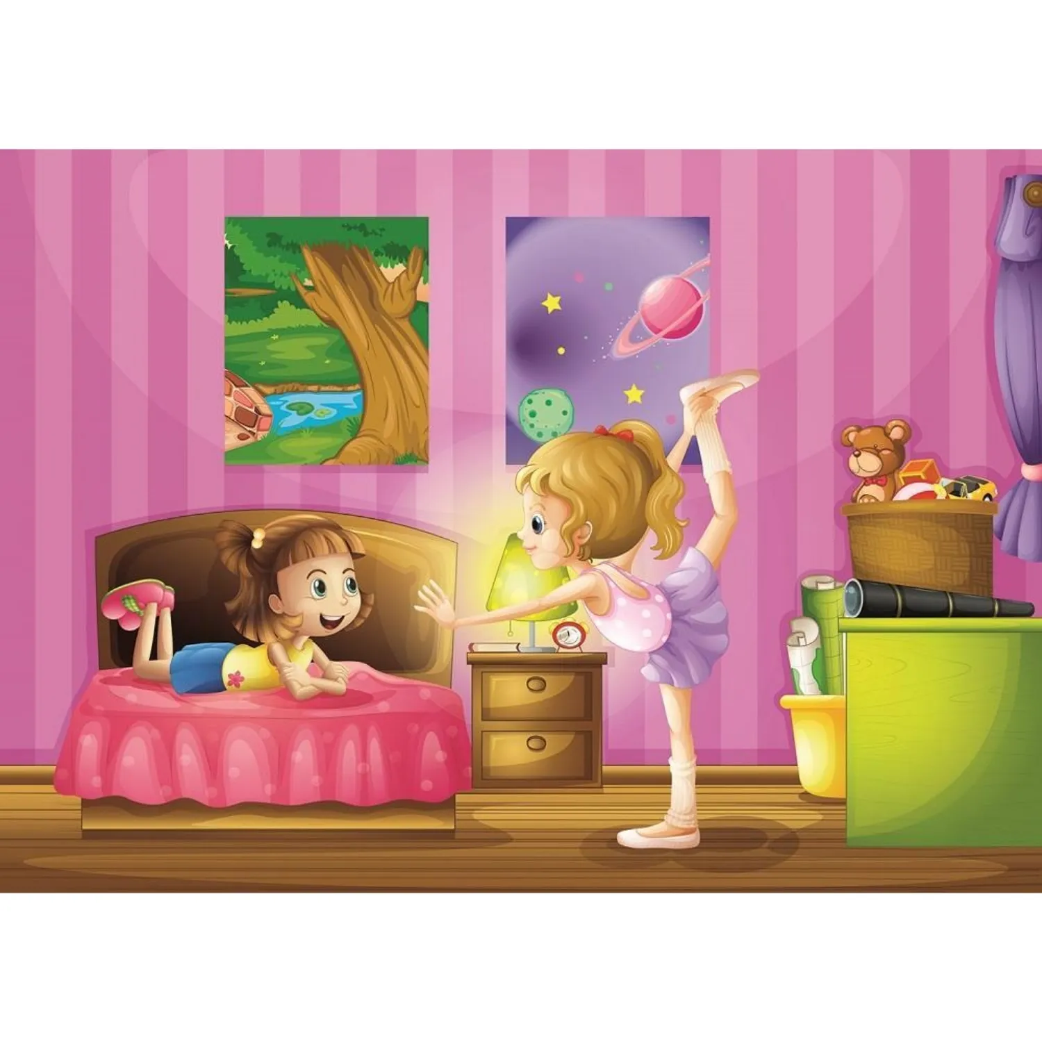 Art Kids Uyku Vakti Ve Bale Provası 2X100 Parça