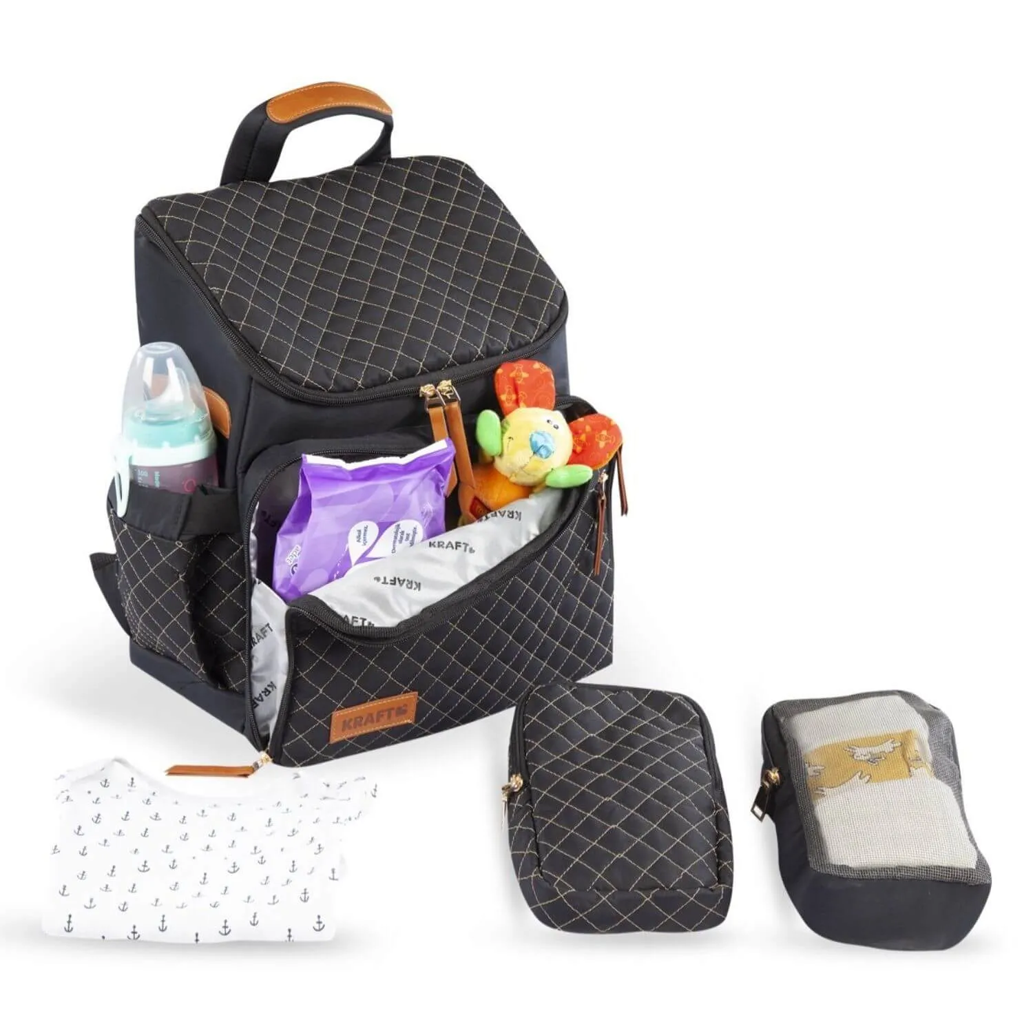 Kraft Diamond Anne Bebek Bakım Çantası Gri