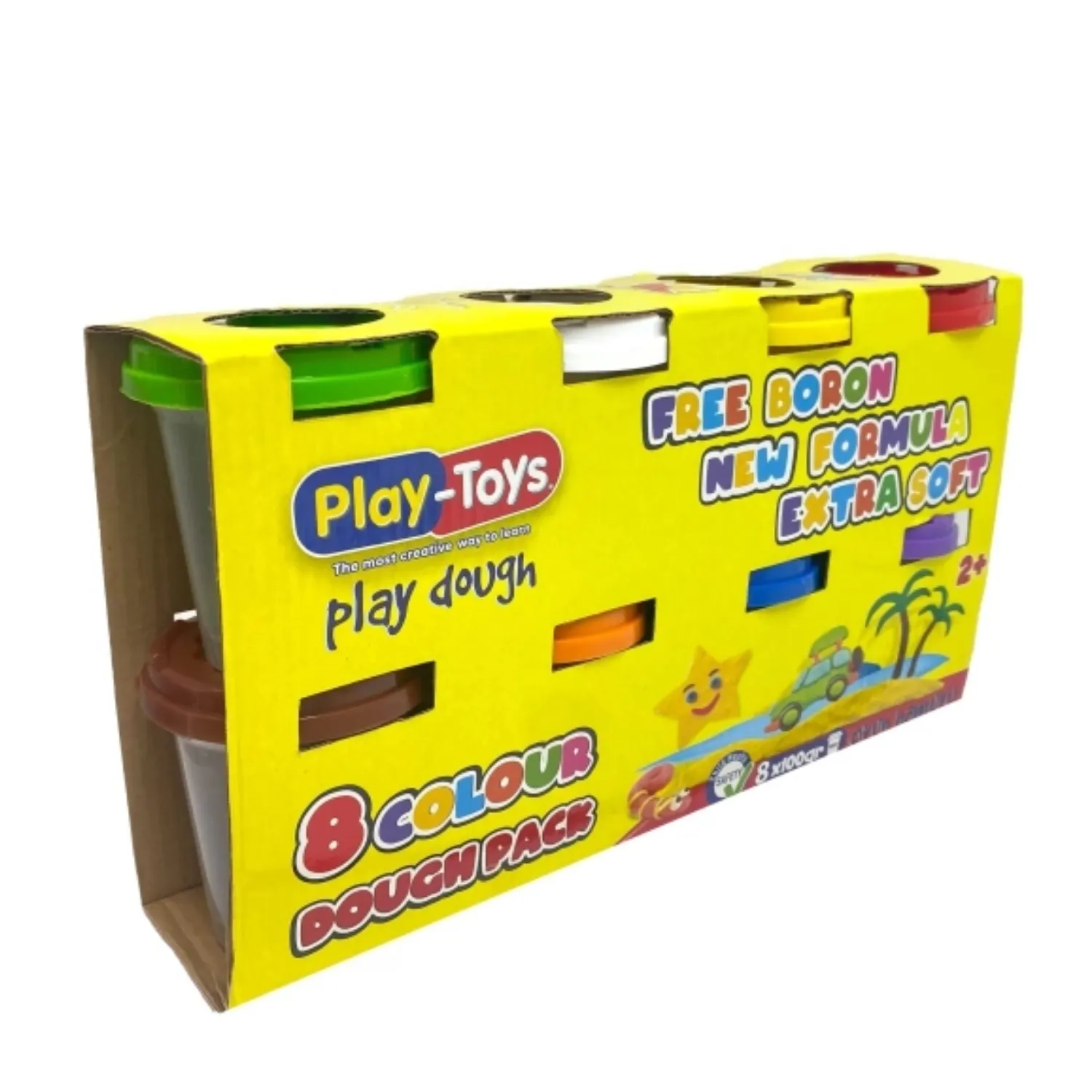 Play-Toys Oyun Hamuru 8X100 Gr