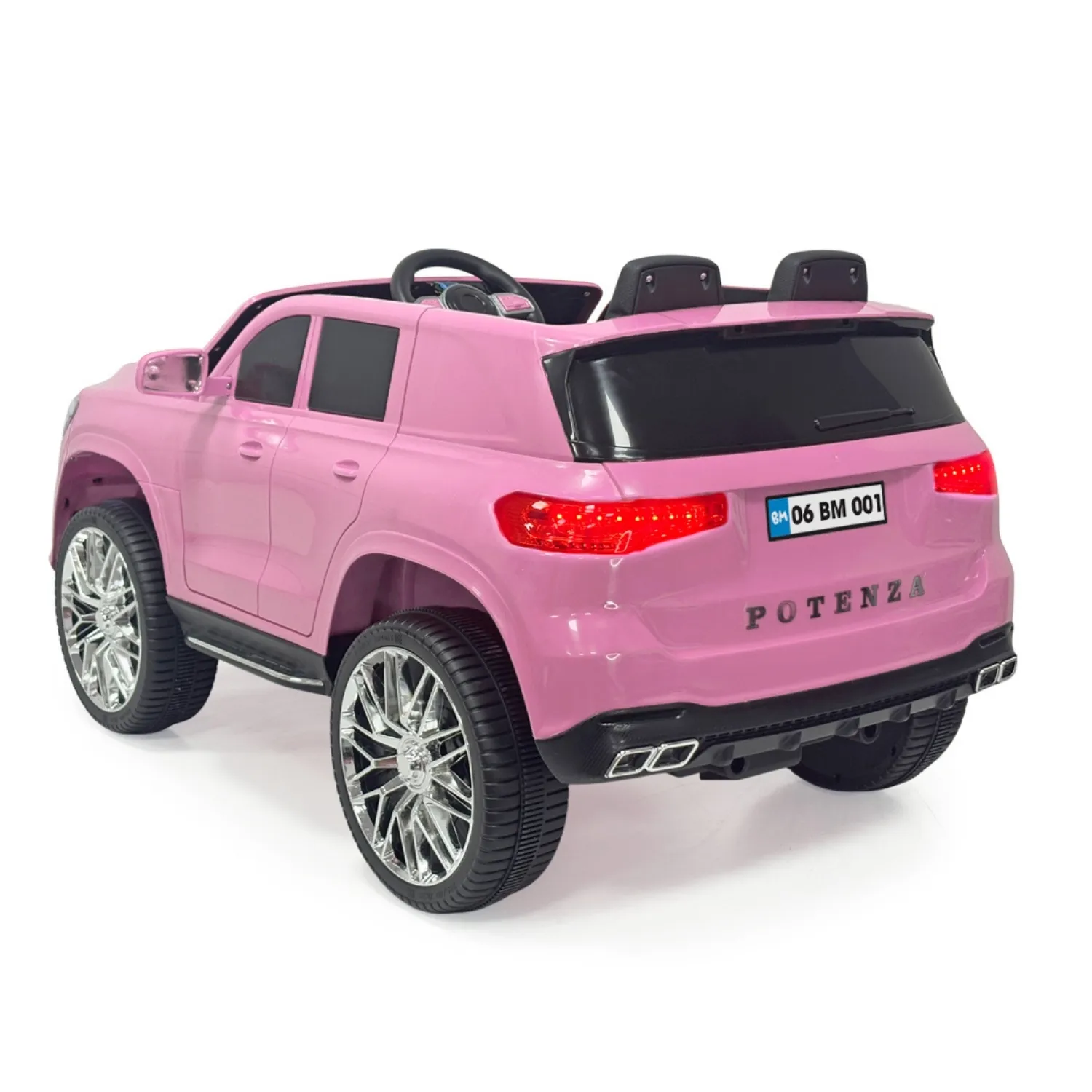 Potenza Akülü Araba Kumandalı 4*2 12 Volt Pembe