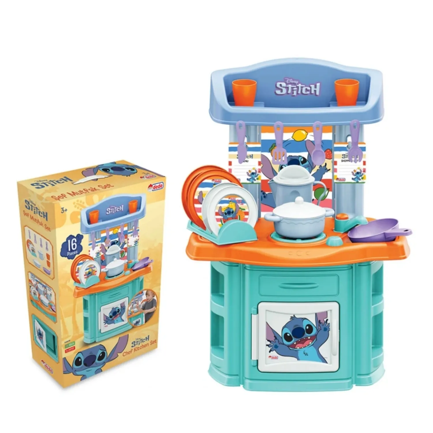 Dede Stitch Şef Mutfak Set