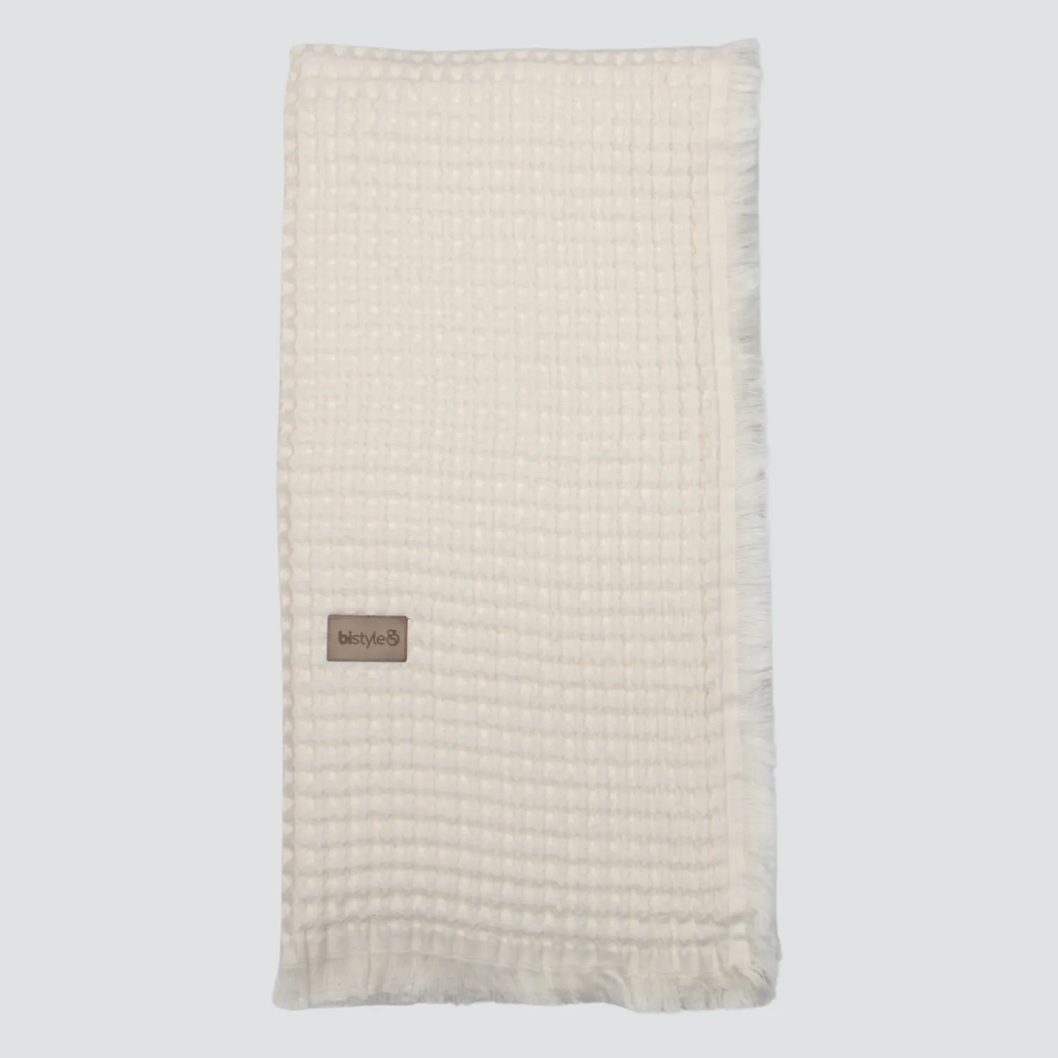 Bistyle Battaniye Pike Style Baby 110x110cm Ekru