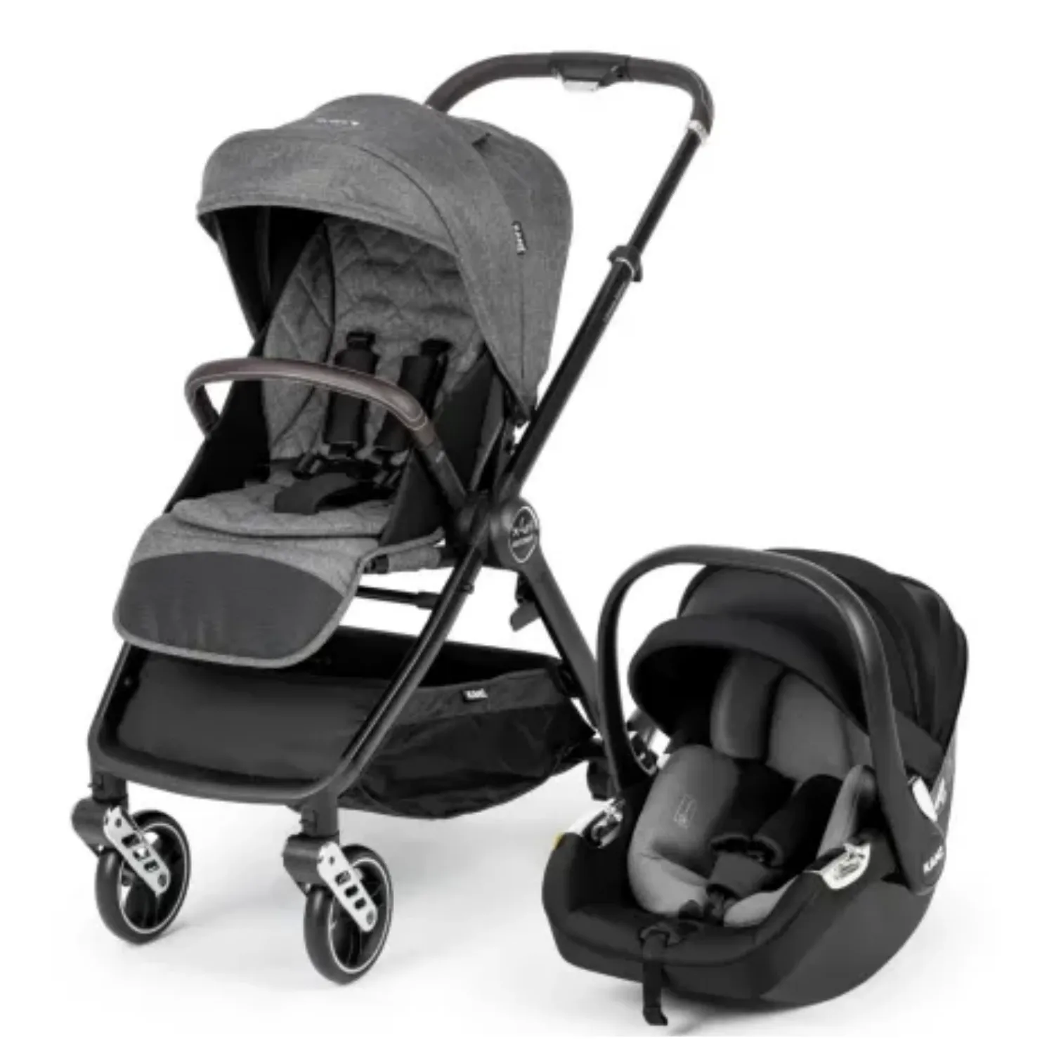 Kanz X-Go Ultimate Travel Sistem Bebek Arabası Silver Gri