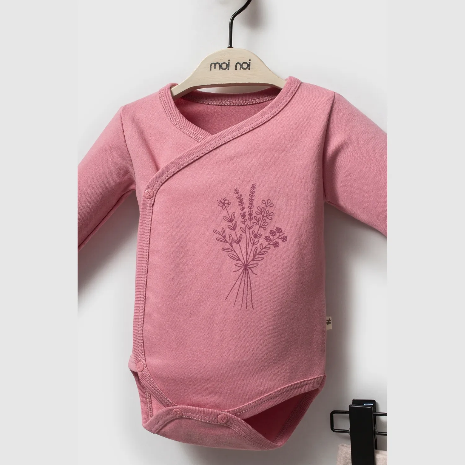 Moi Noi Zıbın Takımı 2li Flowers Mürdüm