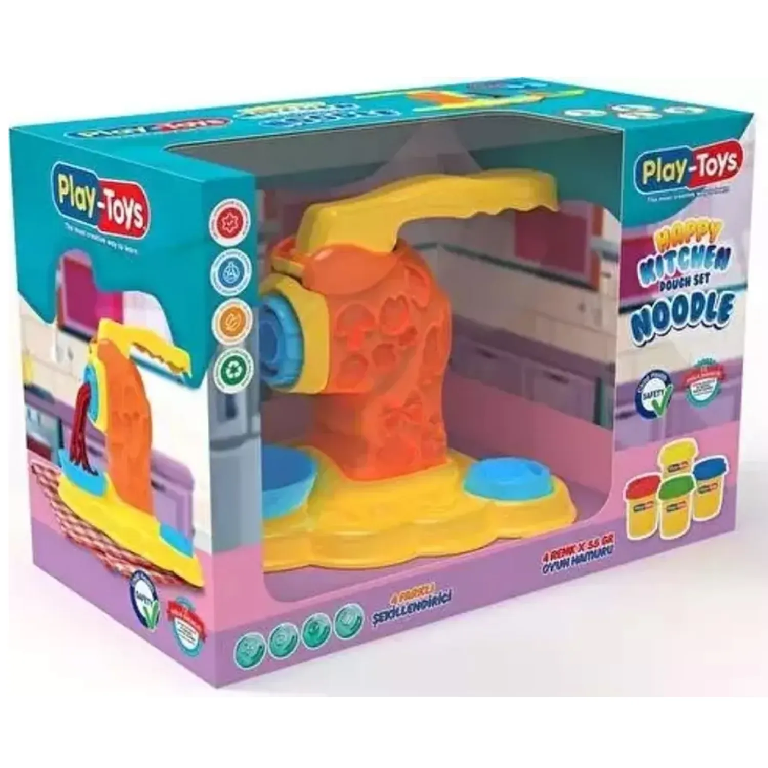 Playtoys Happy Kitchen Noodle Dough Set