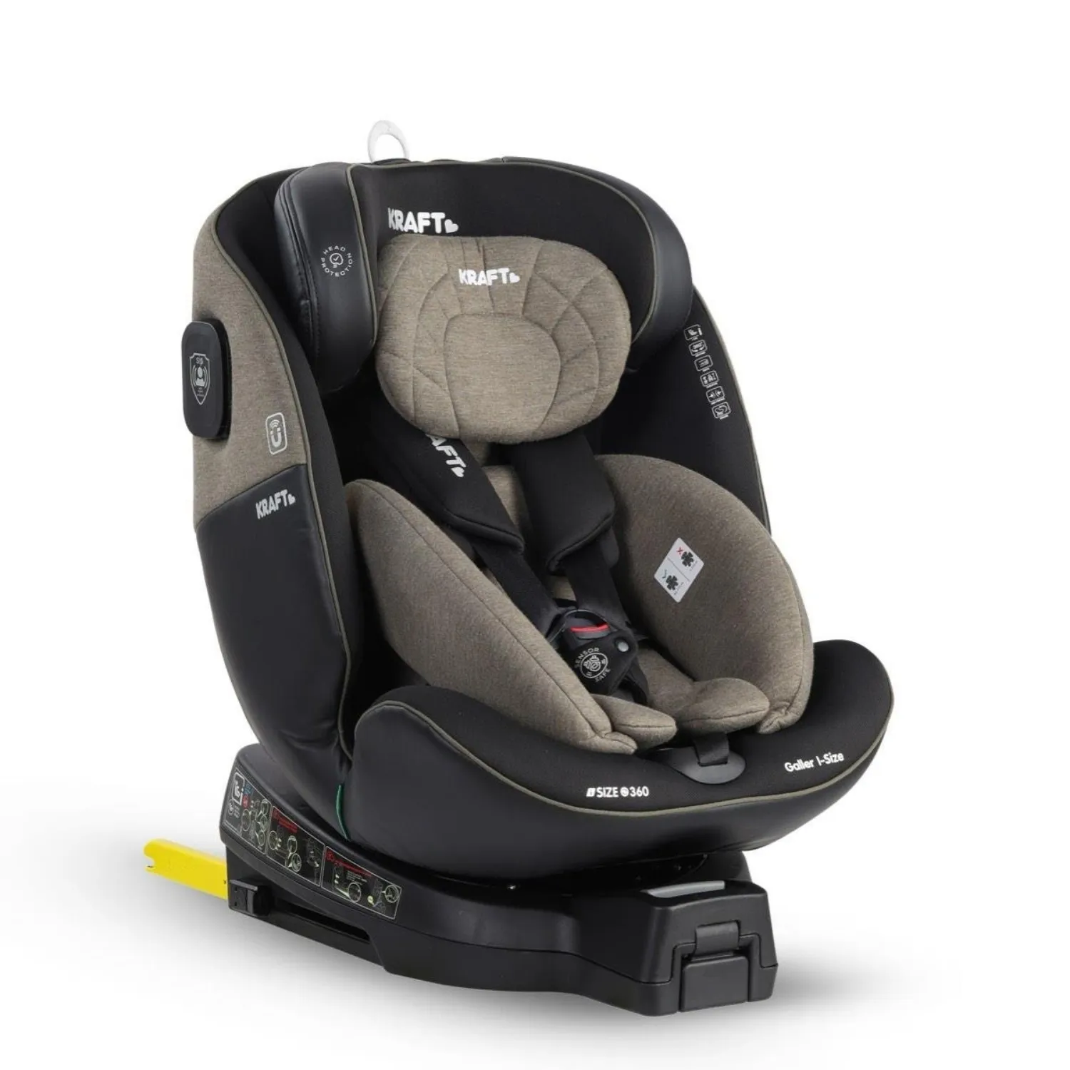 Kraft Galler I-Size Oto Koltuğu 0-36 Kg Yeşil
