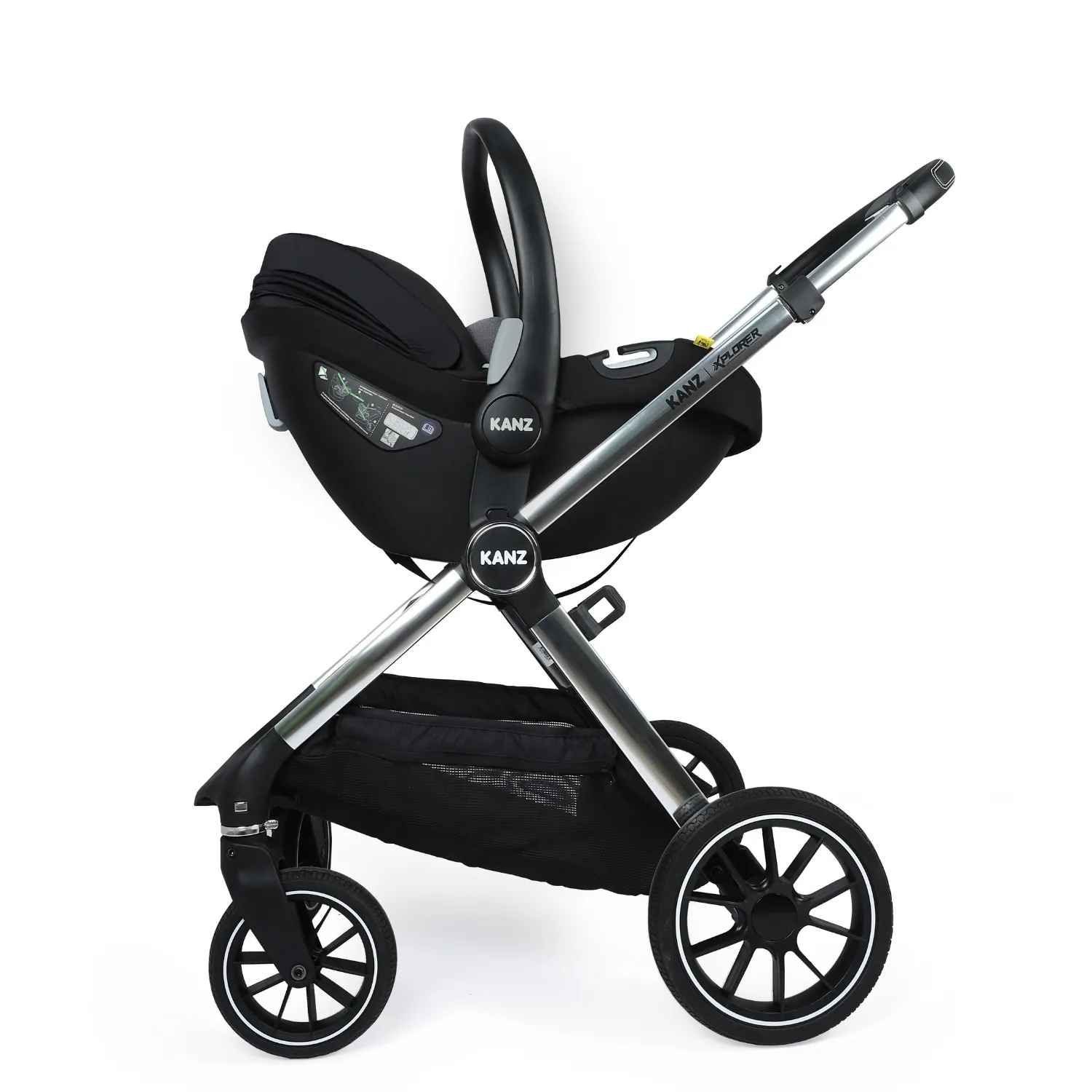 Kanz Explorer Travel Sistem Bebek Arabası Cole Black