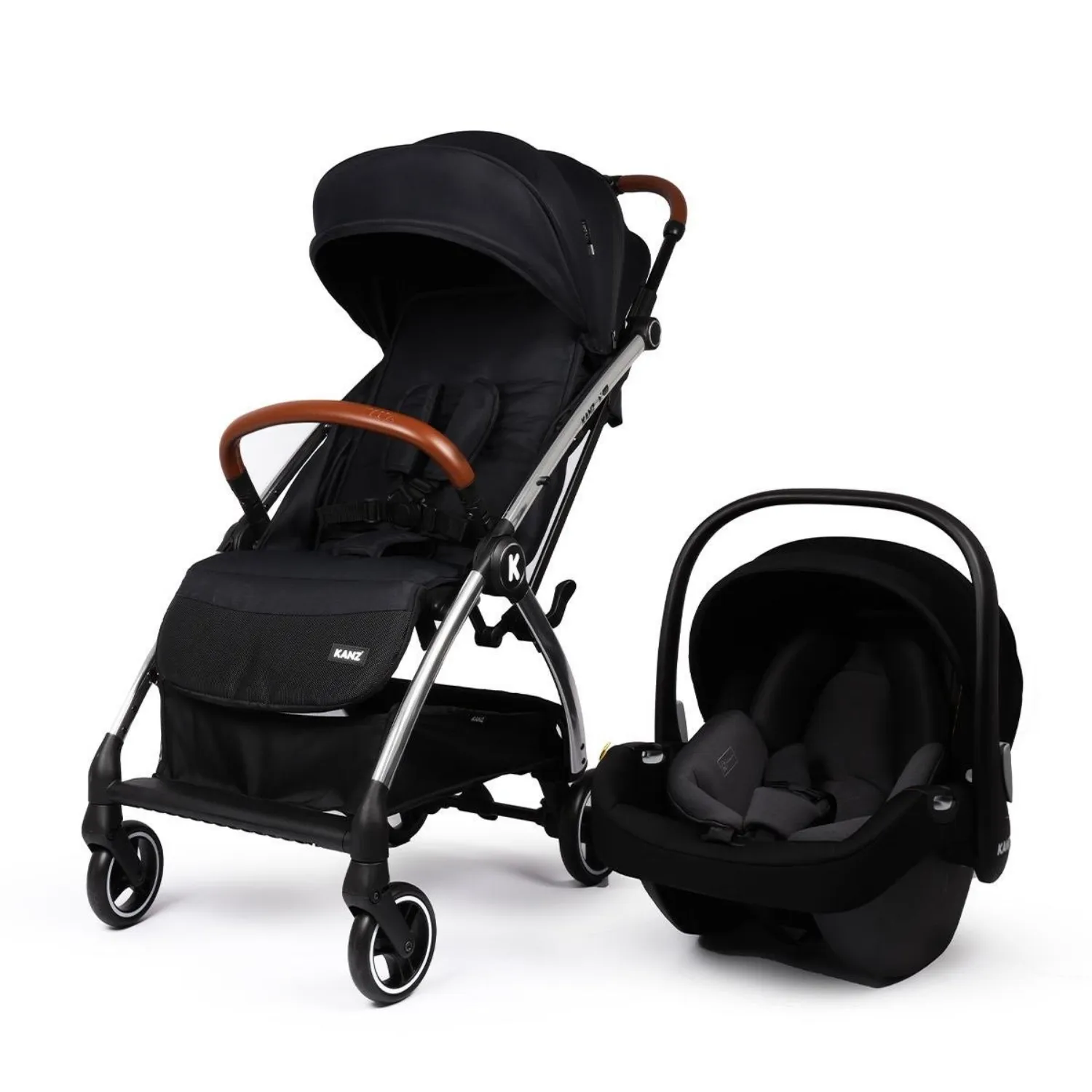 Kanz XFlip Travel Sistem Bebek Arabası Deeply Black