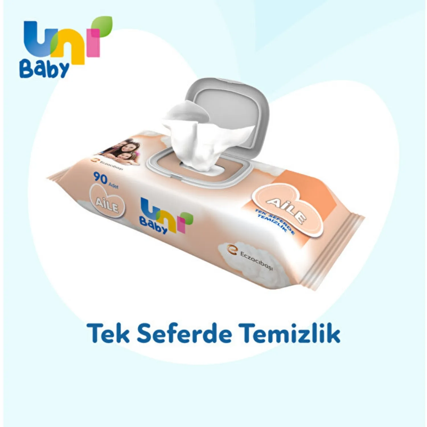 Uni Baby Aile Islak Mendil 90 Yaprak