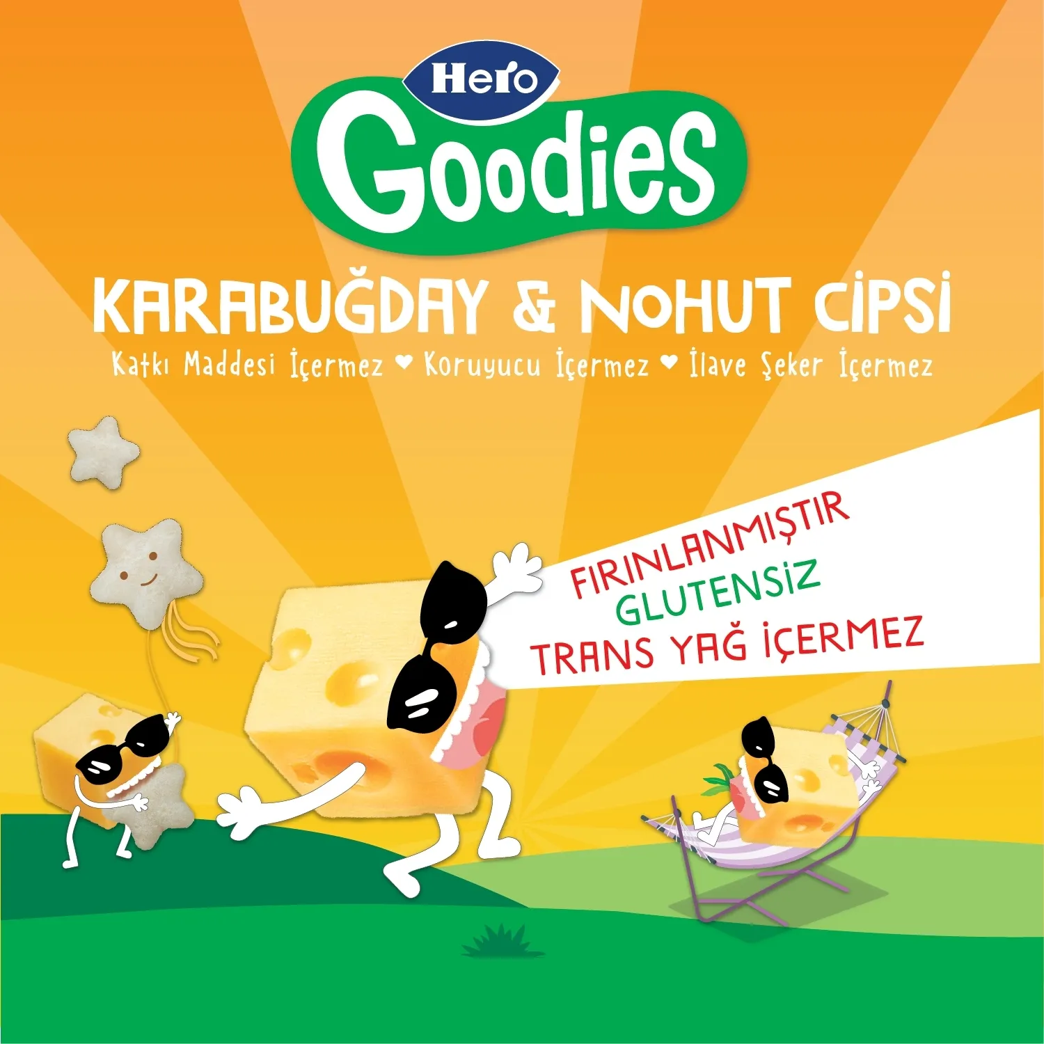 Hero Baby Goodies Peynirli Cips 30 gr