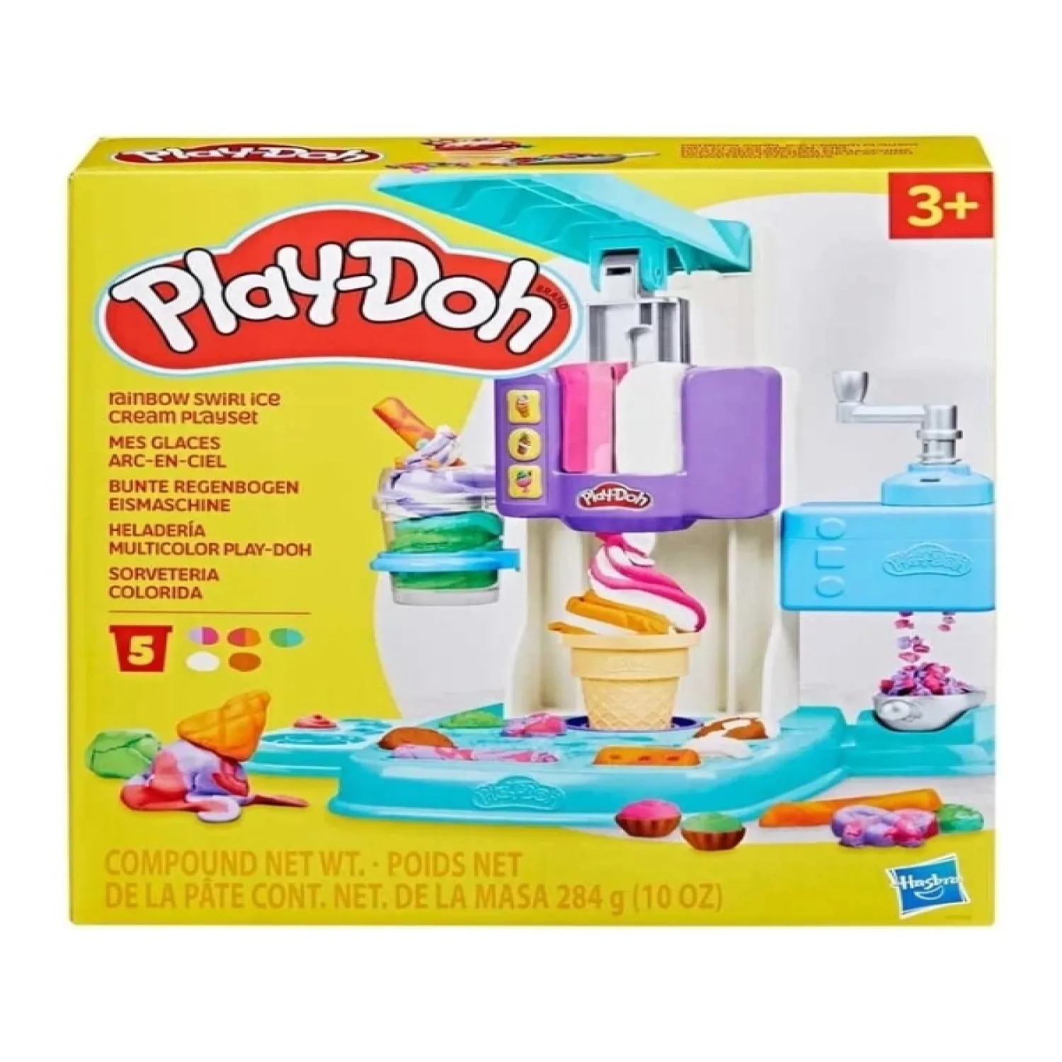 Play-Doh Raınbow Swırl Ice Cream Plays