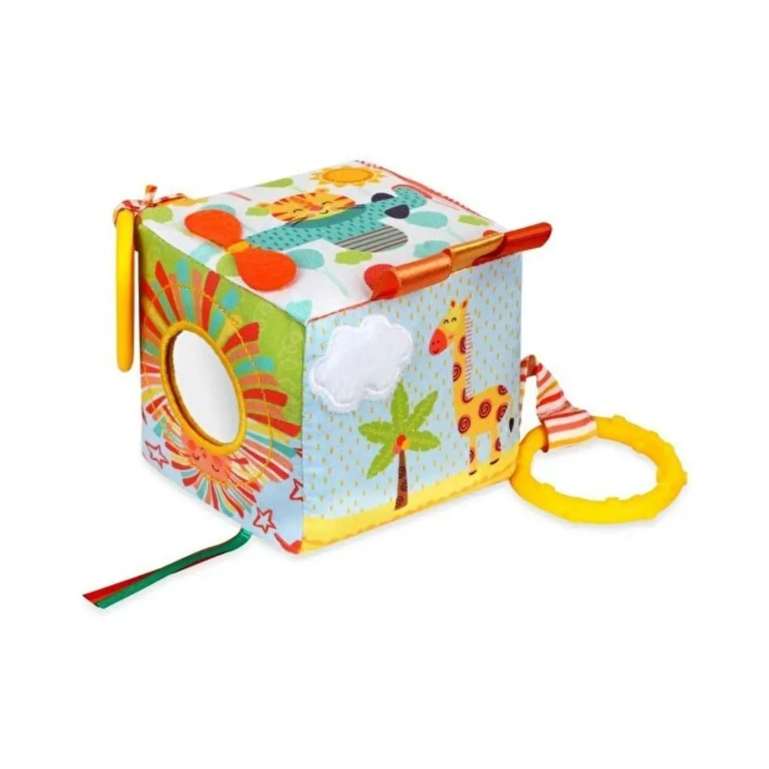 Carnival Baby&Kids Orman Arkadaşları Duyusal Yumuşak Askılı Aktivite Küpü 