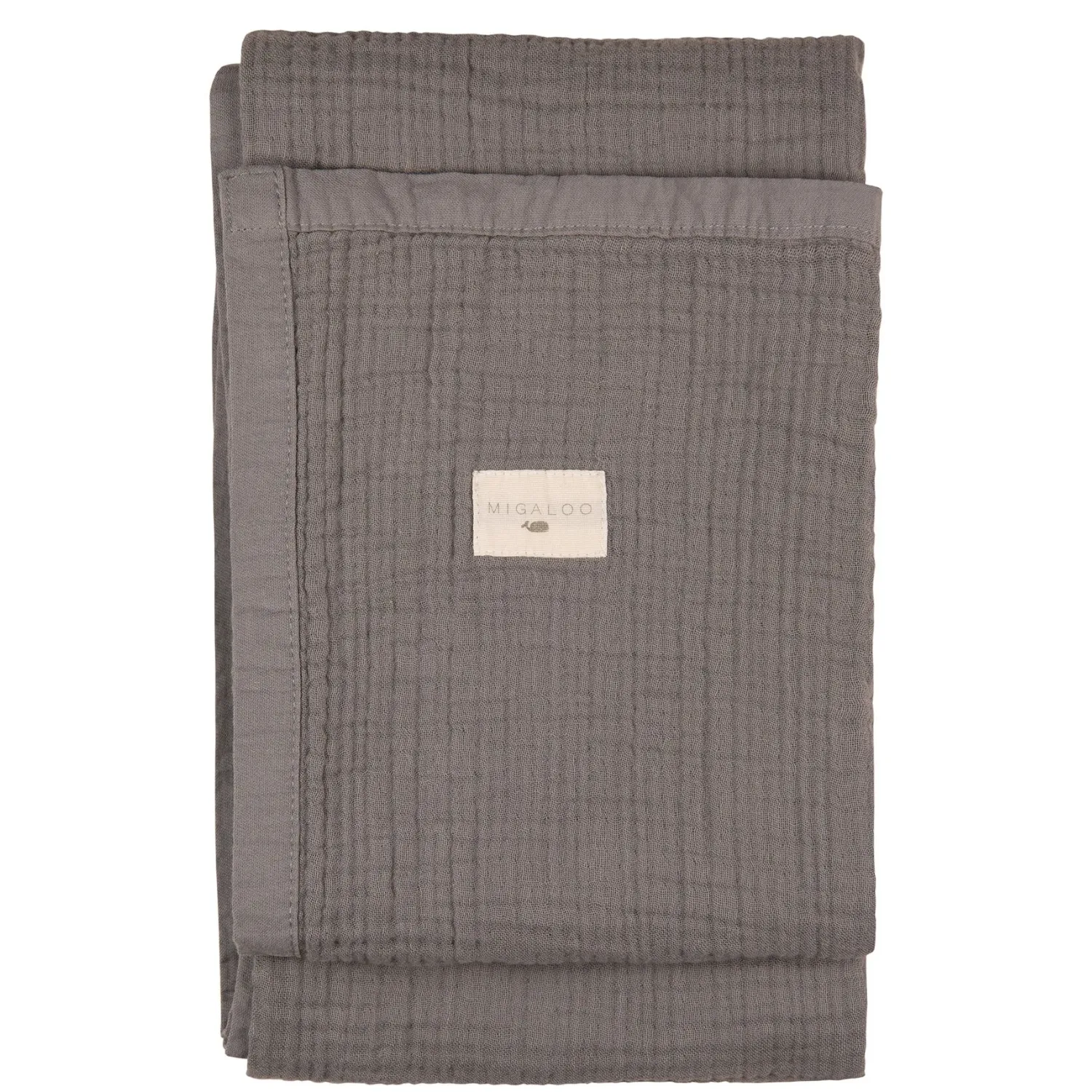 Mixi Baby Müslin Örtü Dört Katlı 90x120 cm Gri