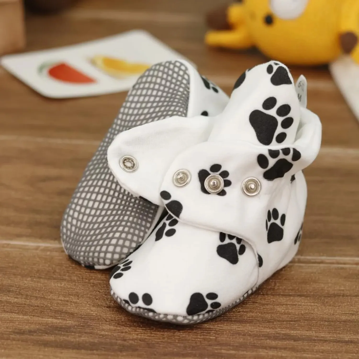 Ella Bonna Ev Botu Organik Pamuk Kaydırmaz Taban Köpek Patisi
