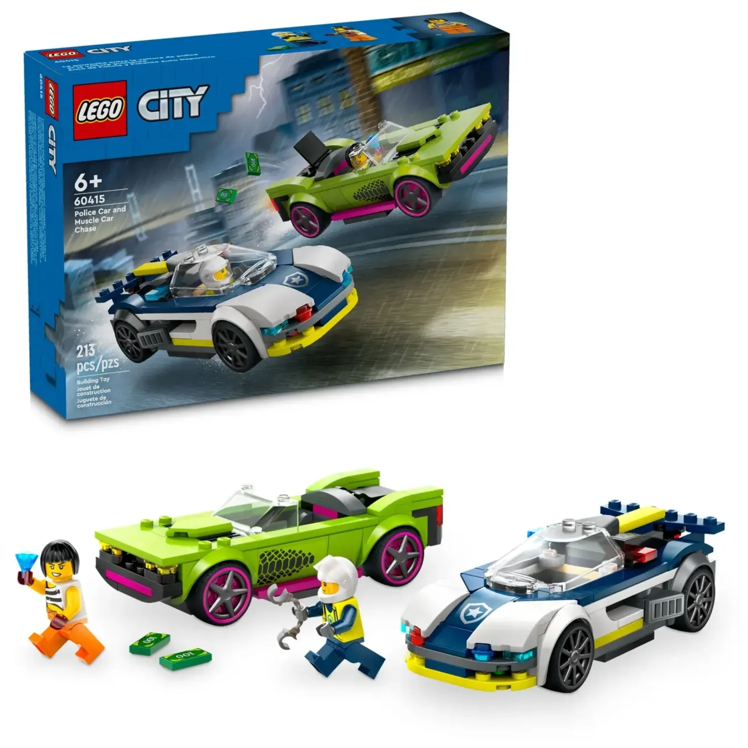 LEGO Police and Muscle Car Chase