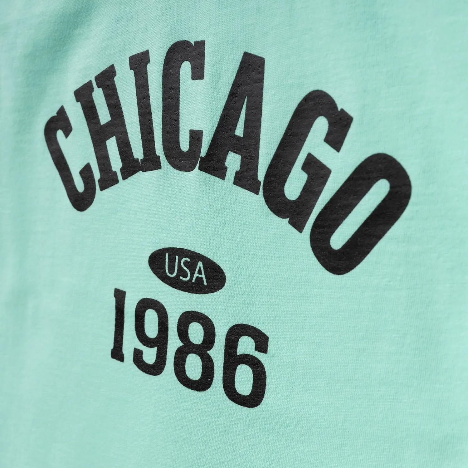 Winimo T-Shirt Chicago Baskılı Mint