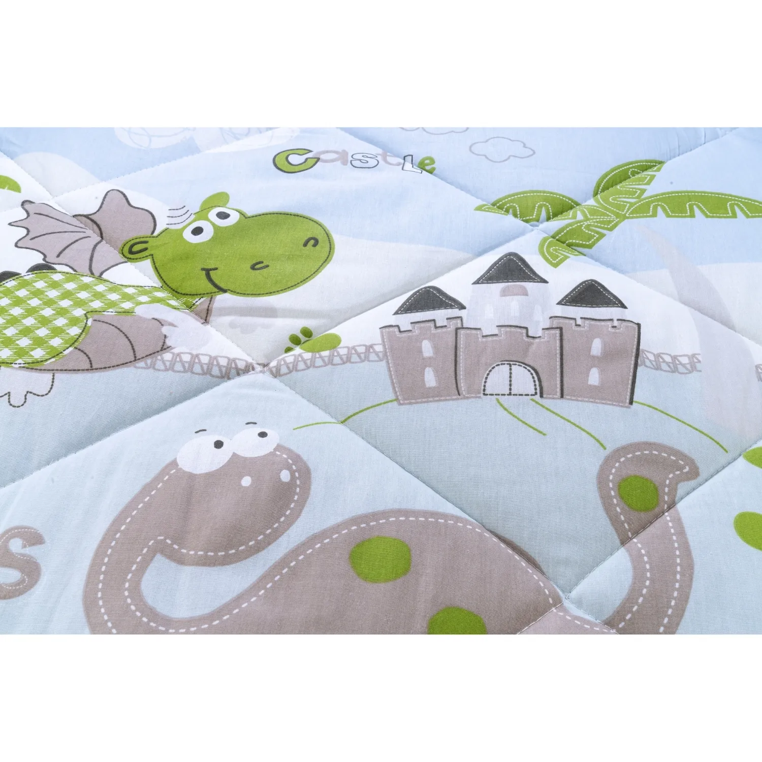 Bebek Nevresim Seti Dino 3 Parça Çantalı 100x150