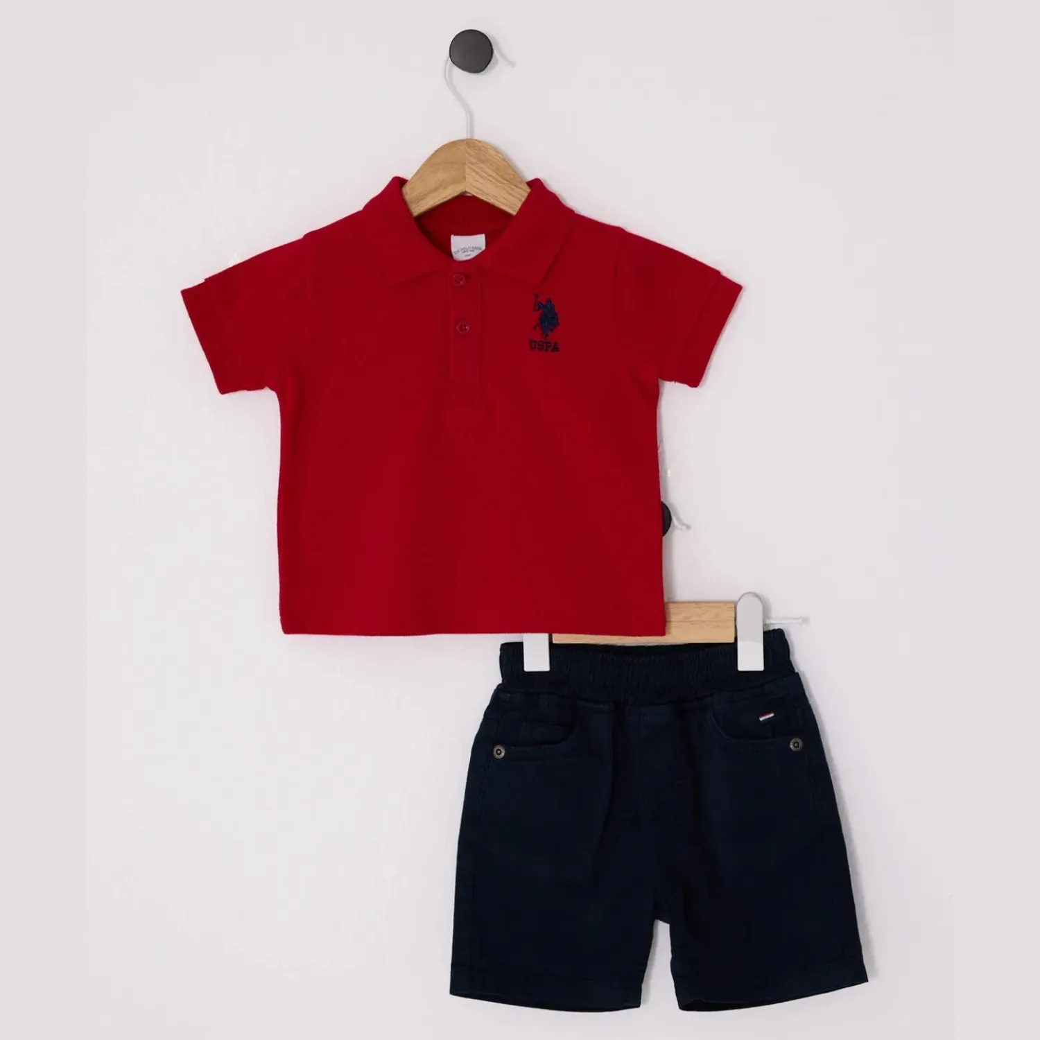 U.S. Polo 2li Takım T-Shirt Pike Kırmızı