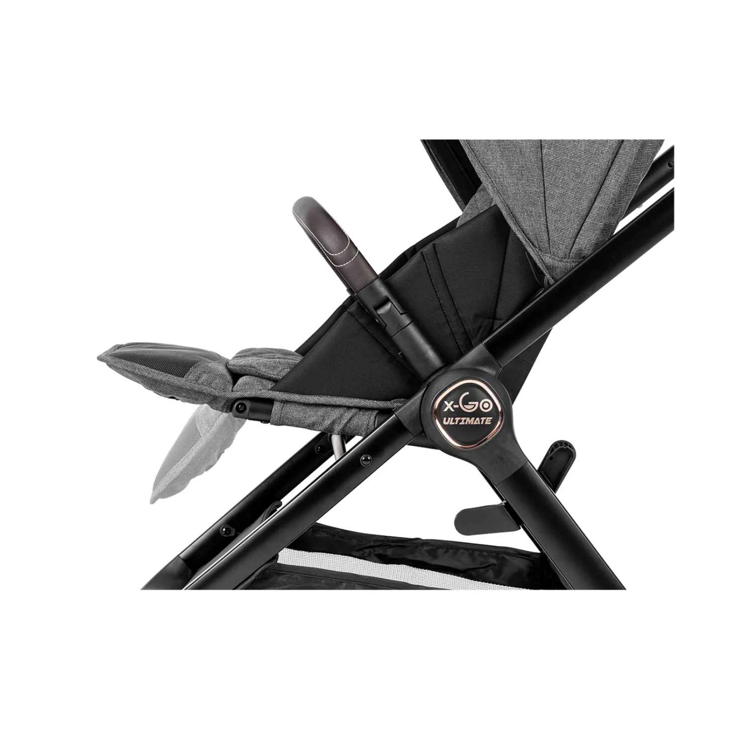 Kanz X-Go Ultimate Travel Sistem Bebek Arabası Rose Gold Gri