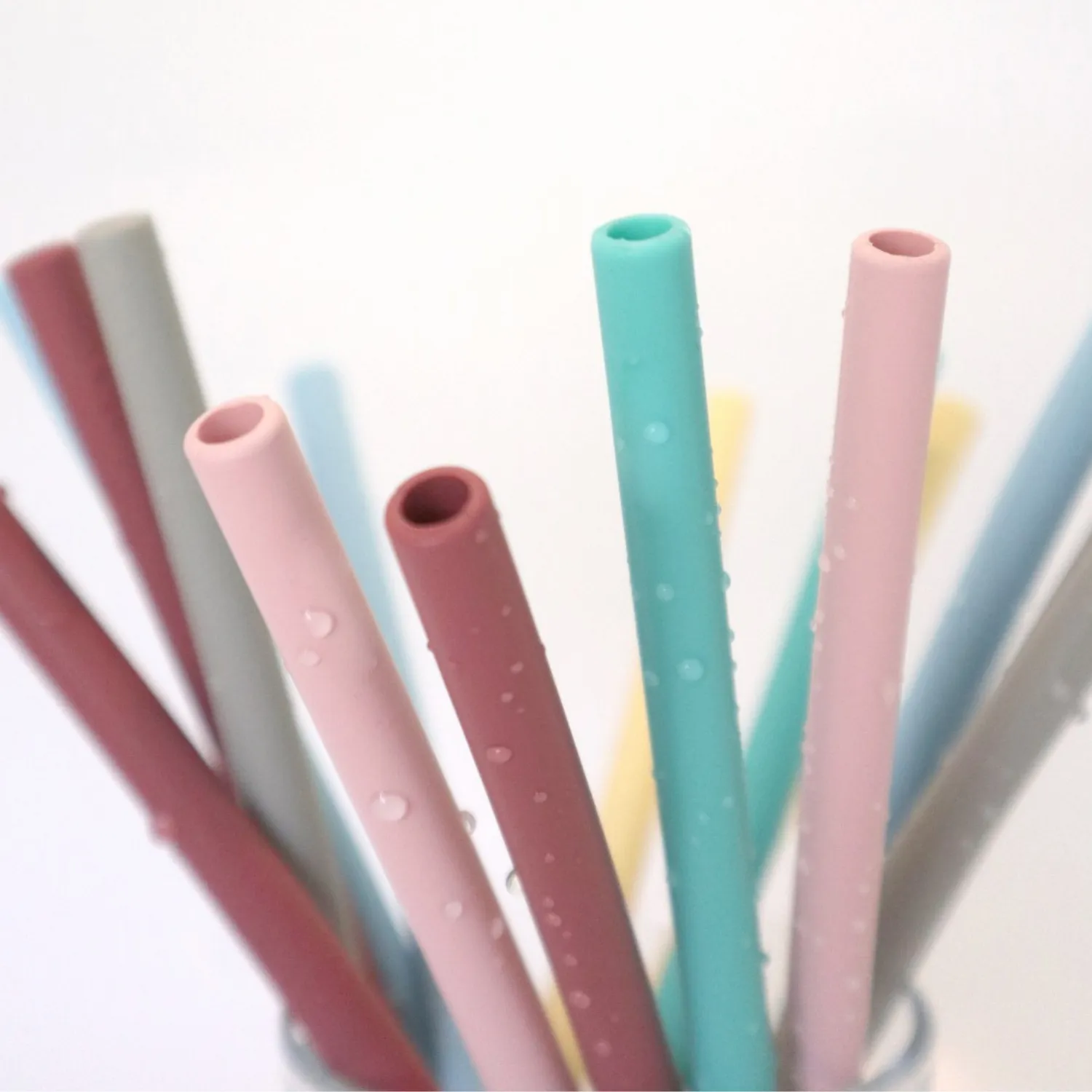 OiOi Temizleme Fırçalı Silikon Pipet 2li 6+ Ay Mellow Yellow