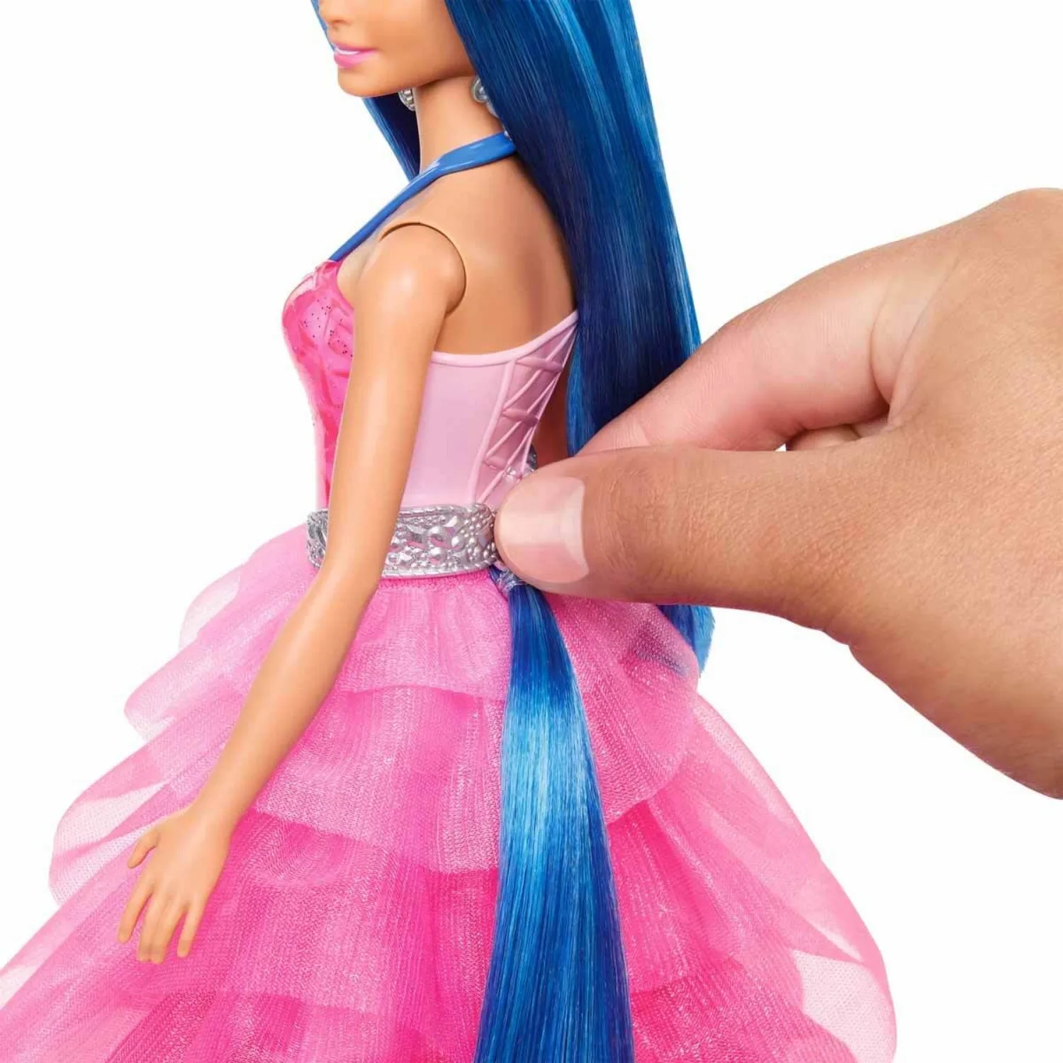 Barbie Mavi Saçlı Prenses Bebek 