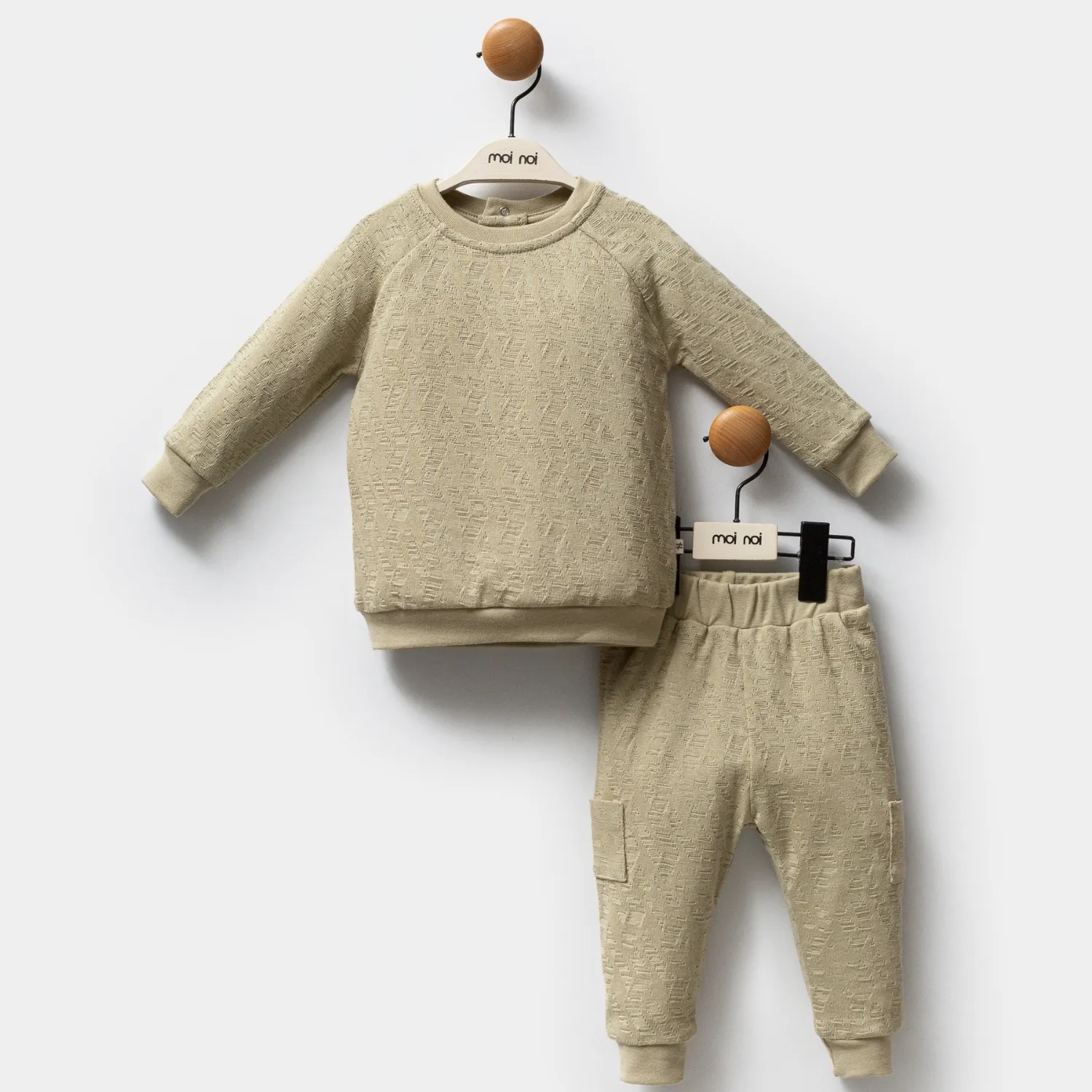 Moi Noi 2li Takım Cepli Haki