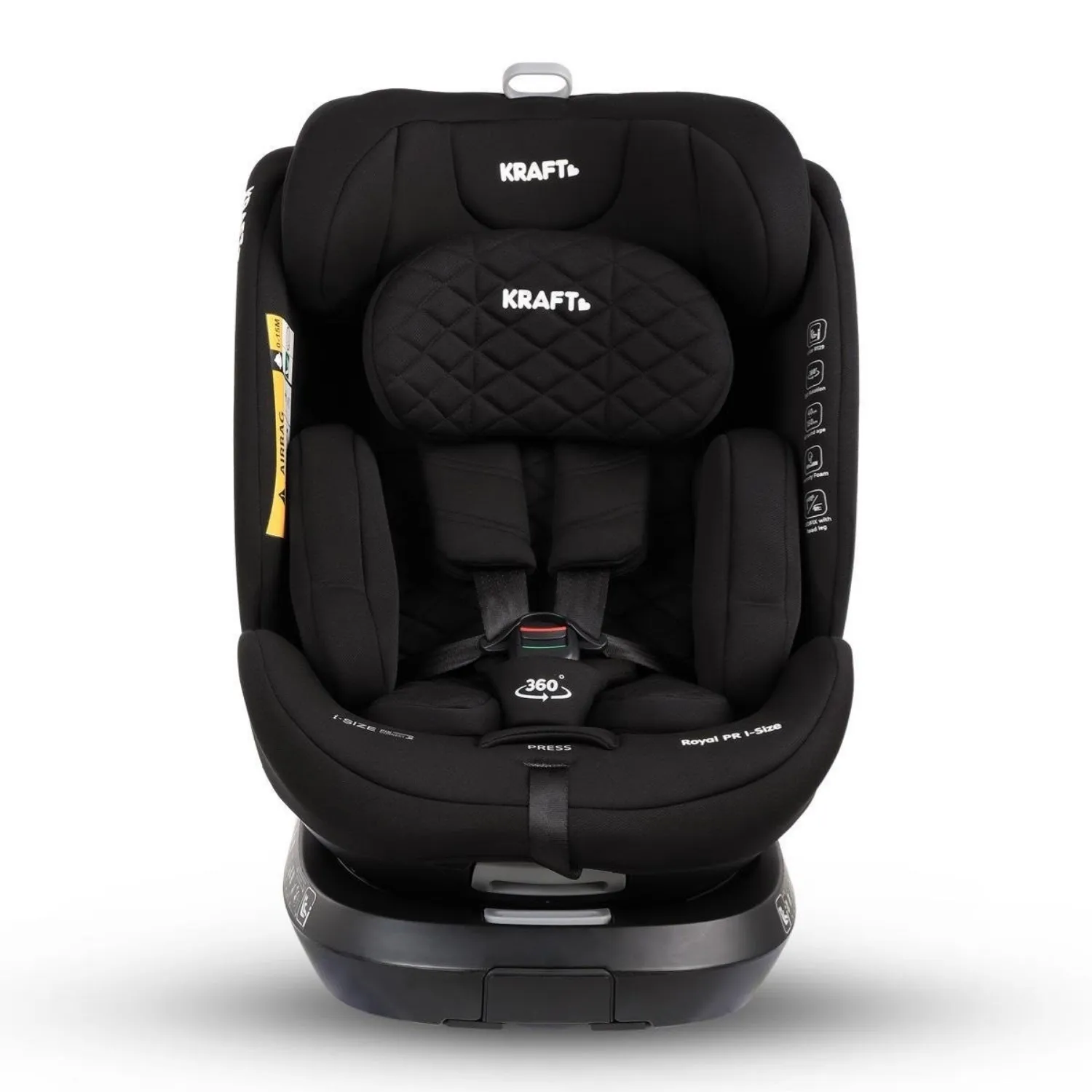 Kraft Royal Pr Oto Koltuğu 0-36 Kg Black