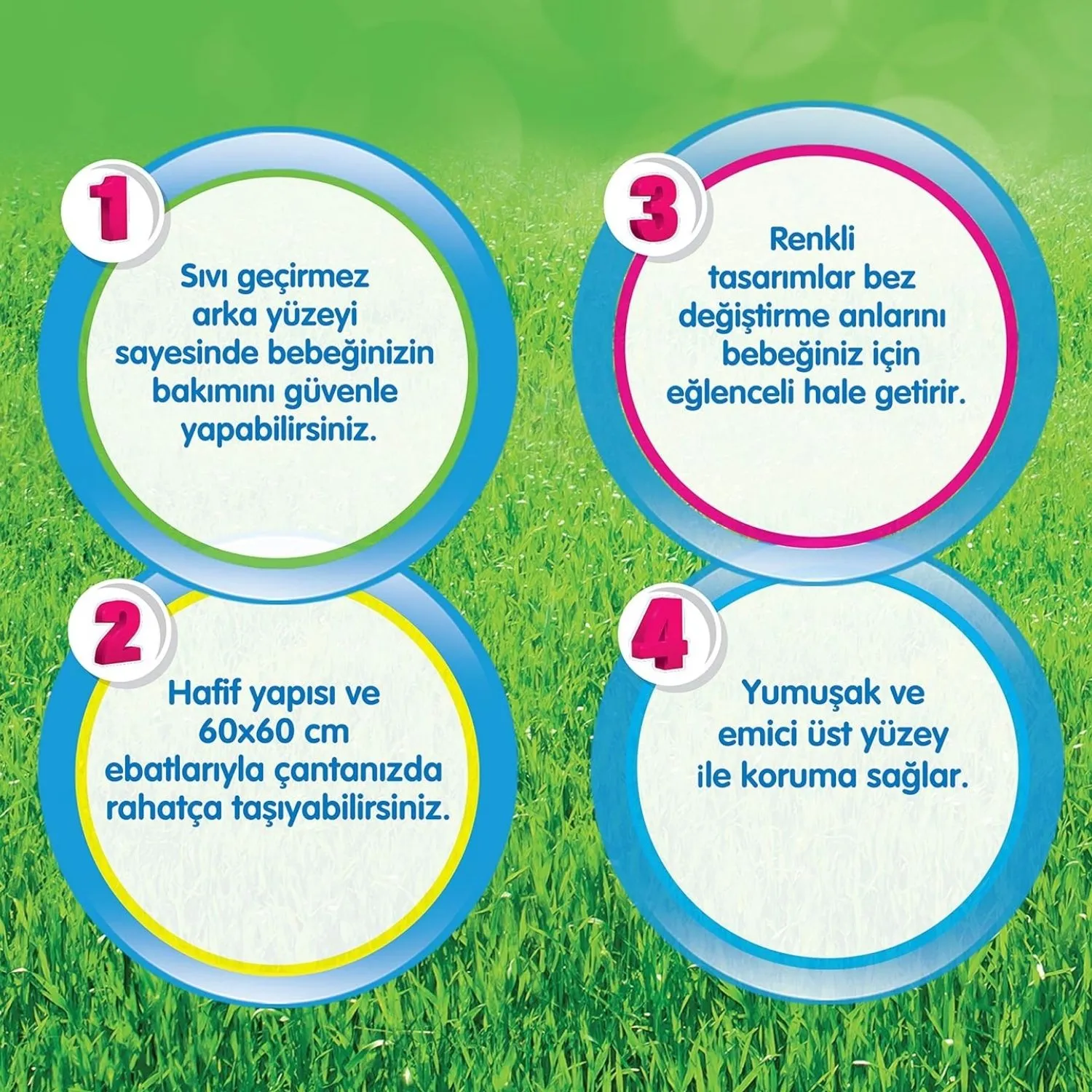 Molfix Bebek Bakım Örtüsü 10lu