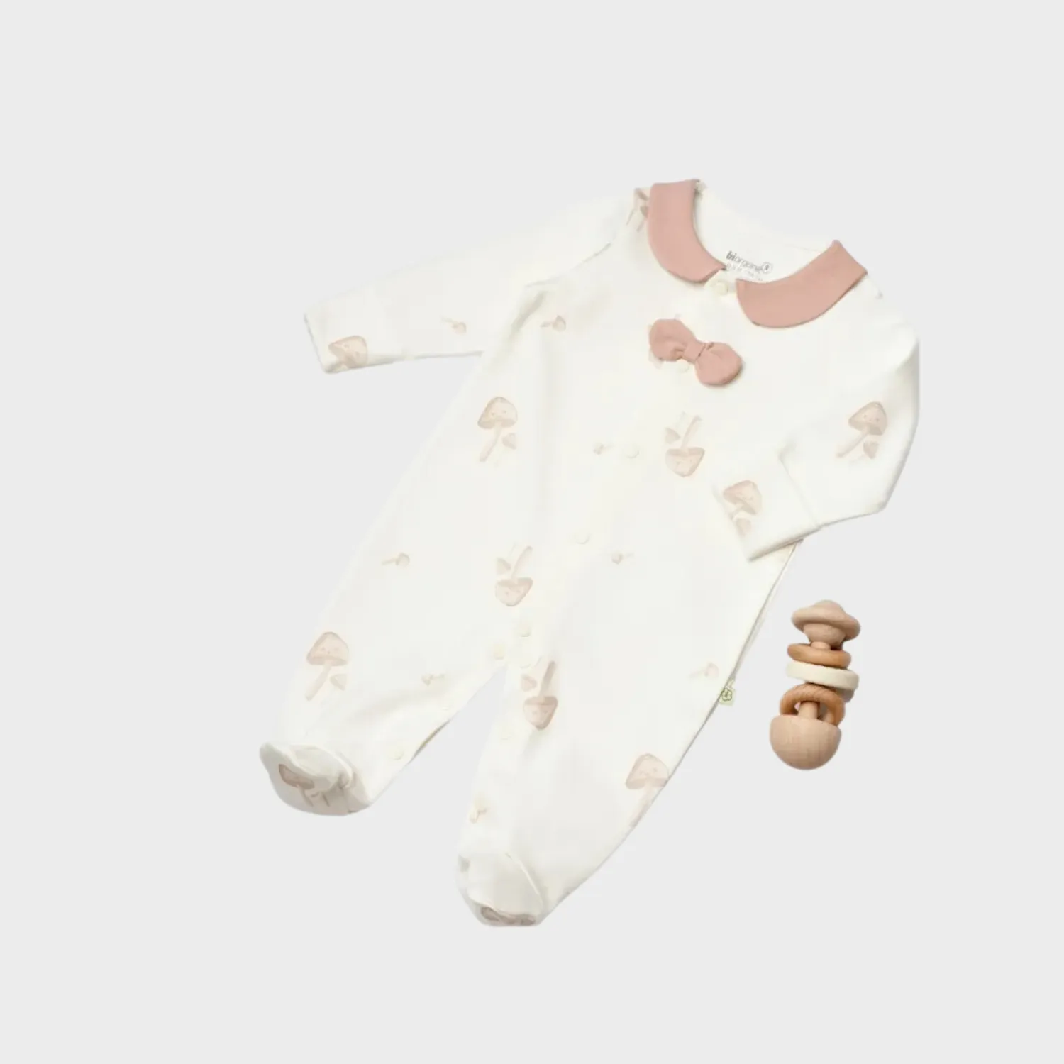 Bibaby Organik Tulum Sweet Lady Açık Bej