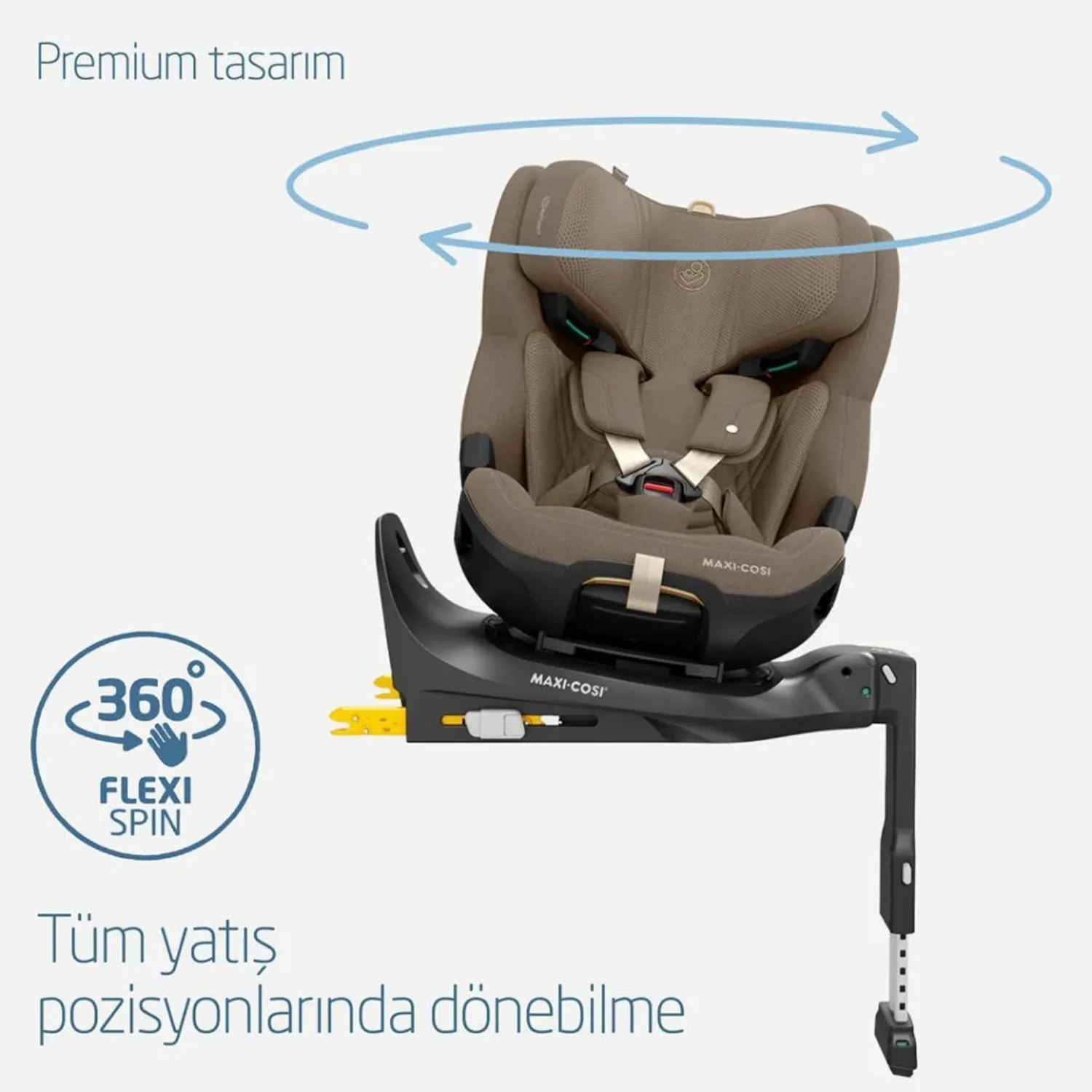 Maxi Cosi Emerald 360 Pro Slidetech Oto Koltuğu 0-36 Kg Authentic Truffle