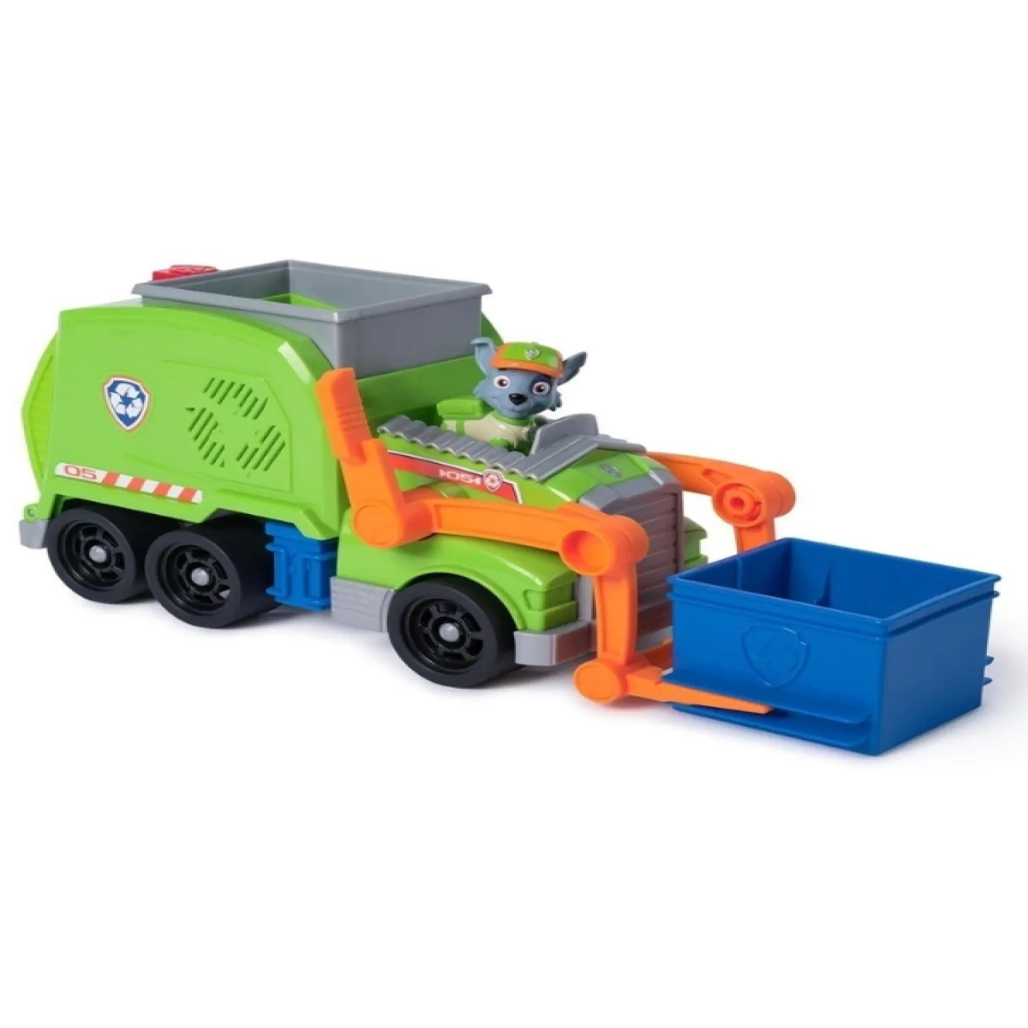 Paw Patrol Rocky Ile Crush N Roll Geri Dönüşüm Kamyonu