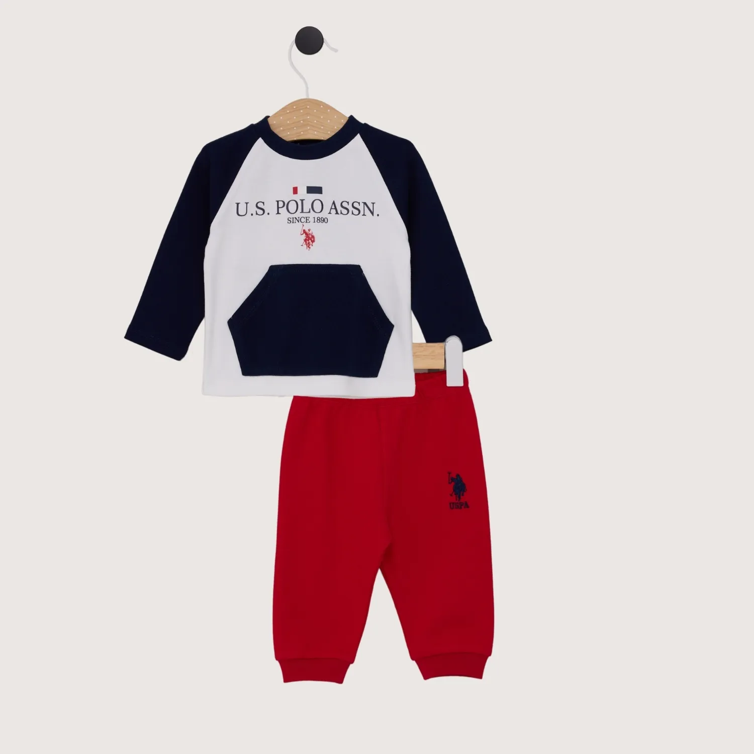 U.S. Polo 2li Takım Krem