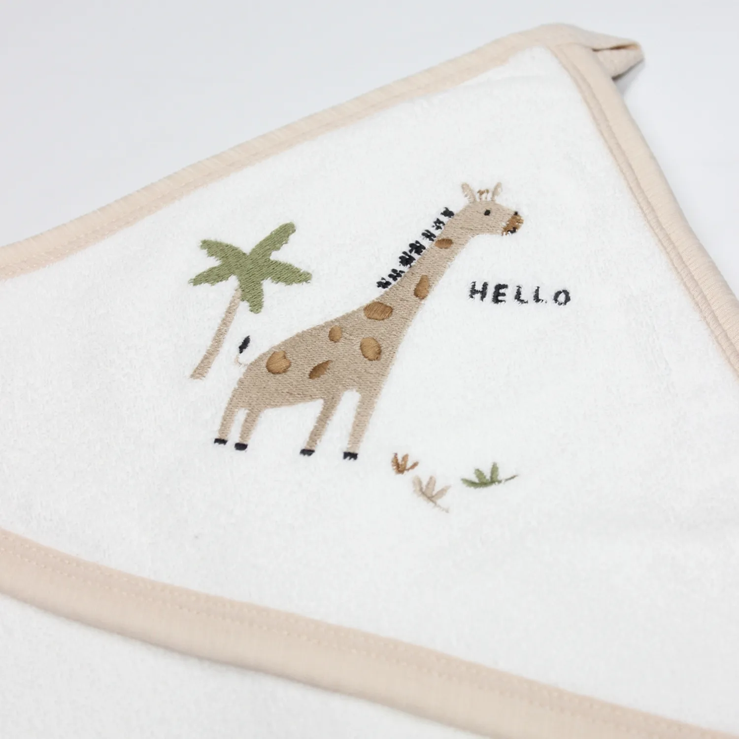 Bistyle Havlu Hello Graffe Ekru - Bej