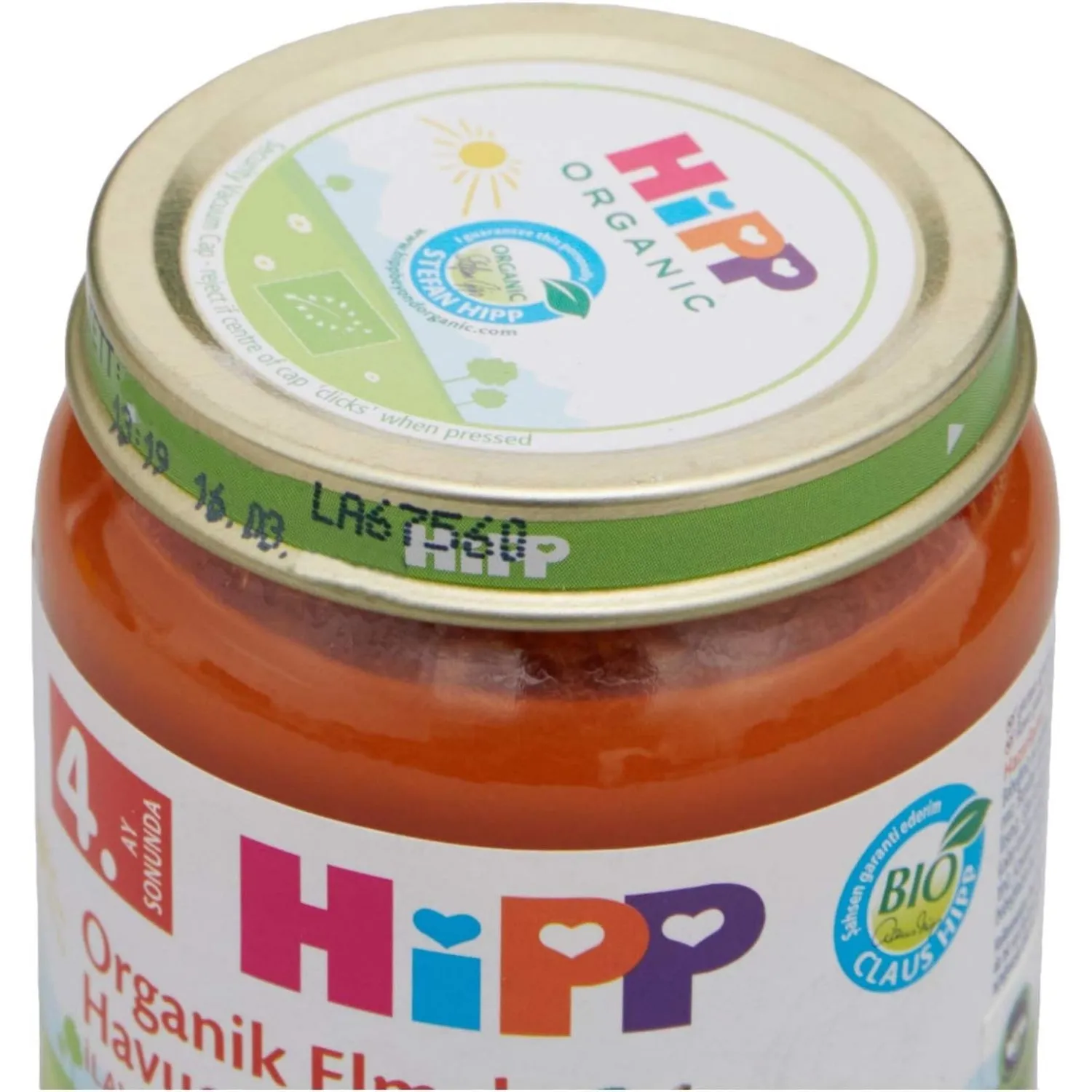 Hipp Organik Elmalı Havuç Püresi 125 gr
