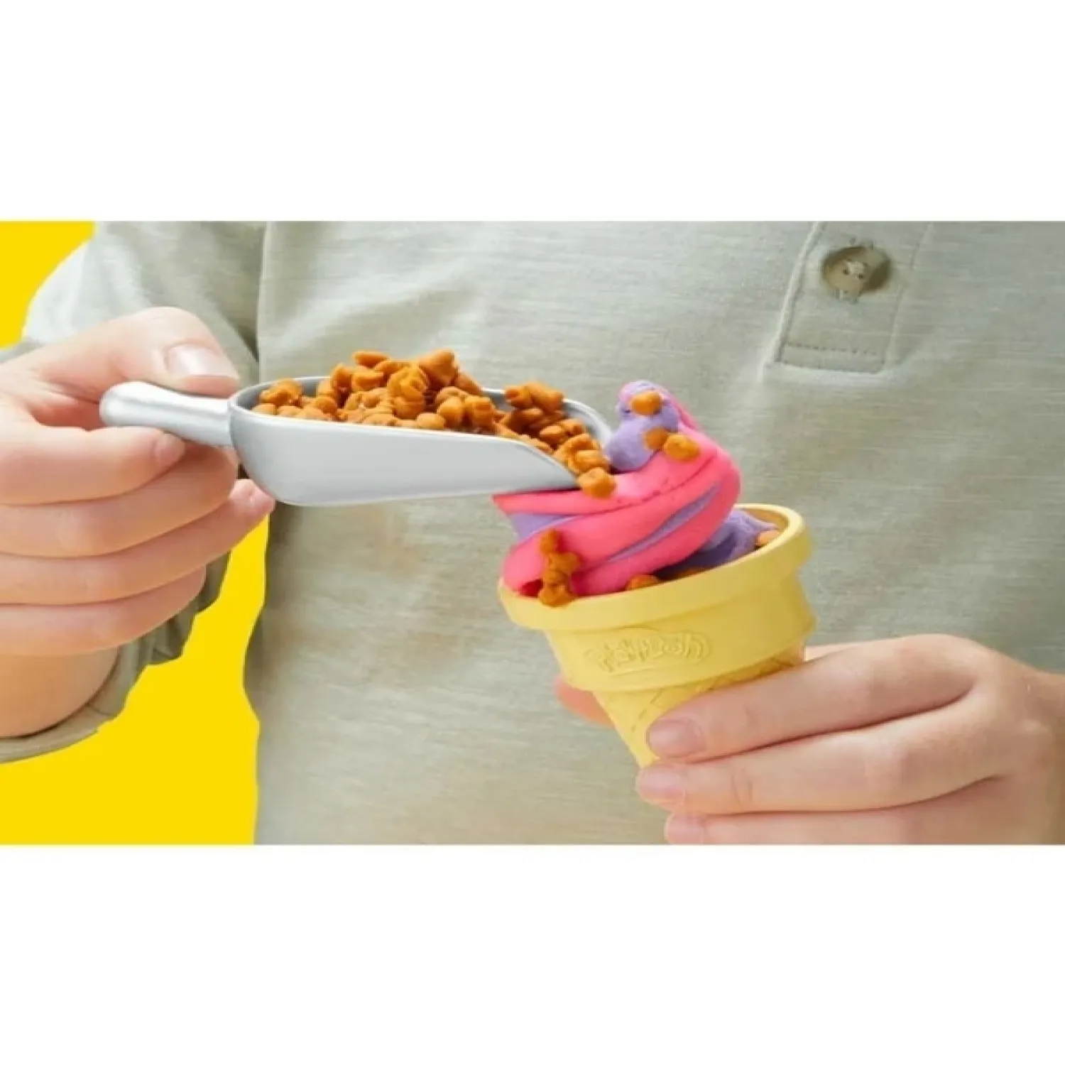 Play-Doh Raınbow Swırl Ice Cream Plays
