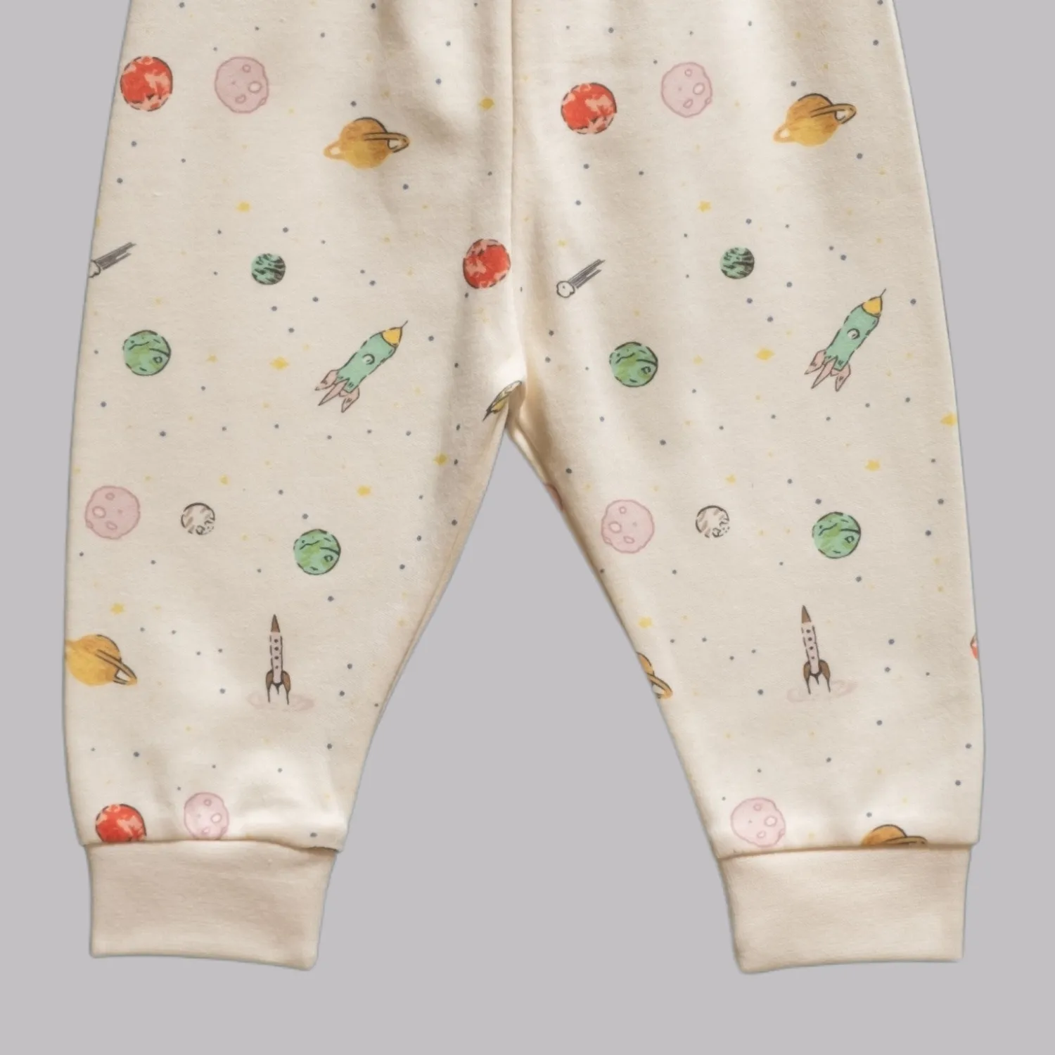 Tiffany Organik Pantolon Patiksiz Space Theme