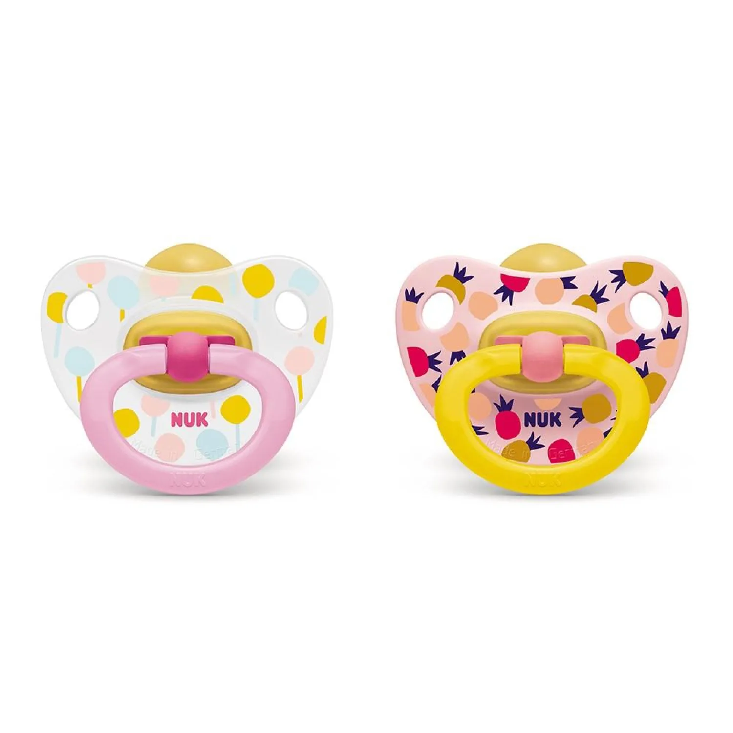 Nuk Happy Kids Kauçuk Emzik 2li 18+ Ay Kız