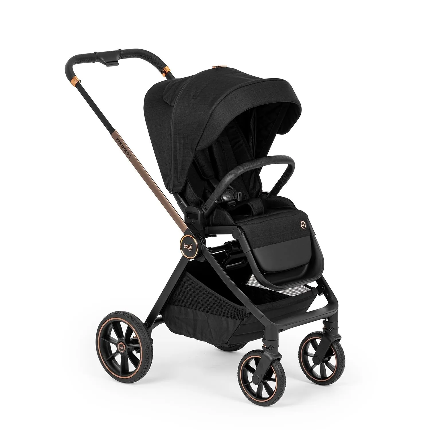 Bagi Easyfold 5 Cosmo Travel Sistem Bebek Arabası Black Gold