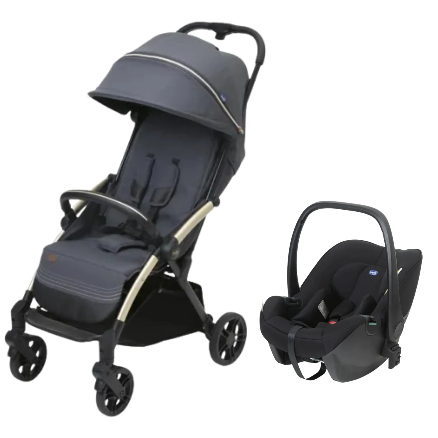 Chicco Goody XPlus Kabin Travel Sistem Bebek Arabası Dark Shadow