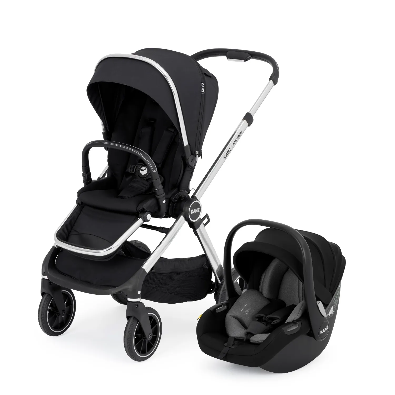 Kanz Explorer Travel Sistem Bebek Arabası Cole Black