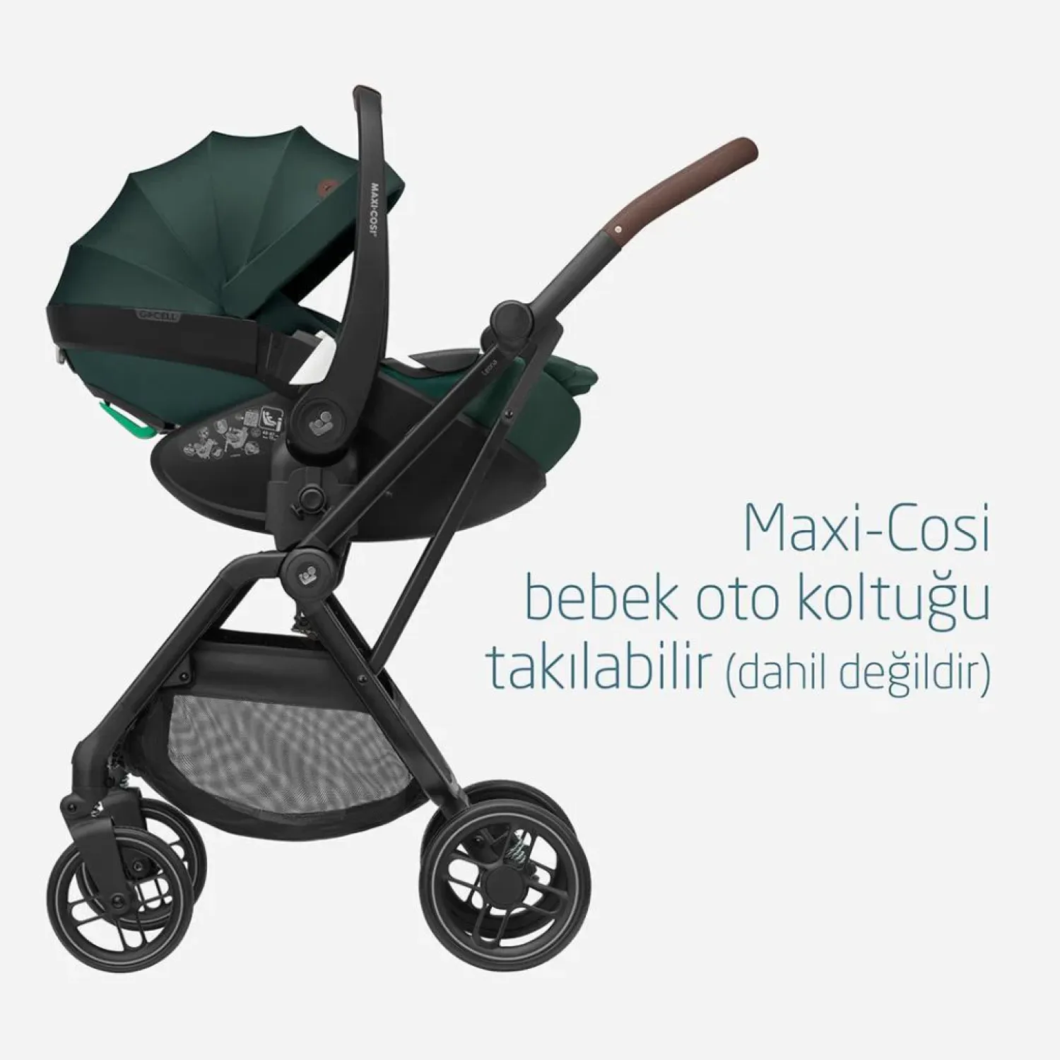 Maxi Cosi Leona2 Çift Yönlü Bebek Arabası Twillic Green