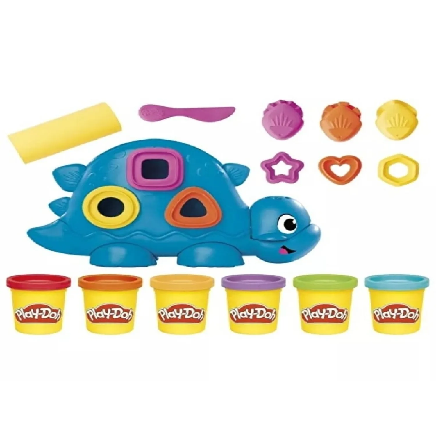 Play-Doh Shapes And Colors Dıno