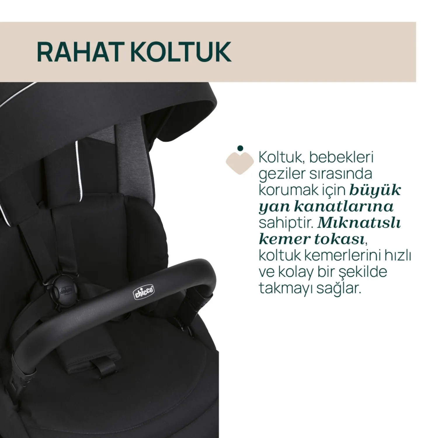 Chicco One4Ever Lounge Bebek Arabası Denim Shine
