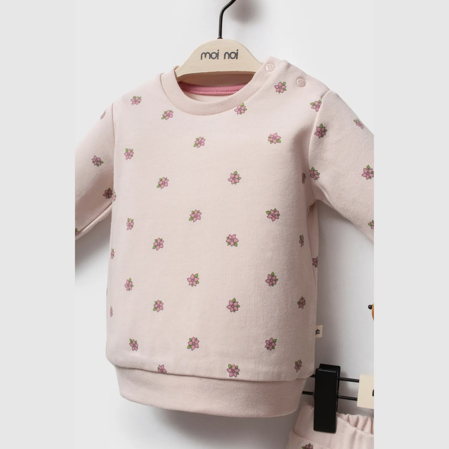 Moi Noi 2li Takım Flowers Mürdüm