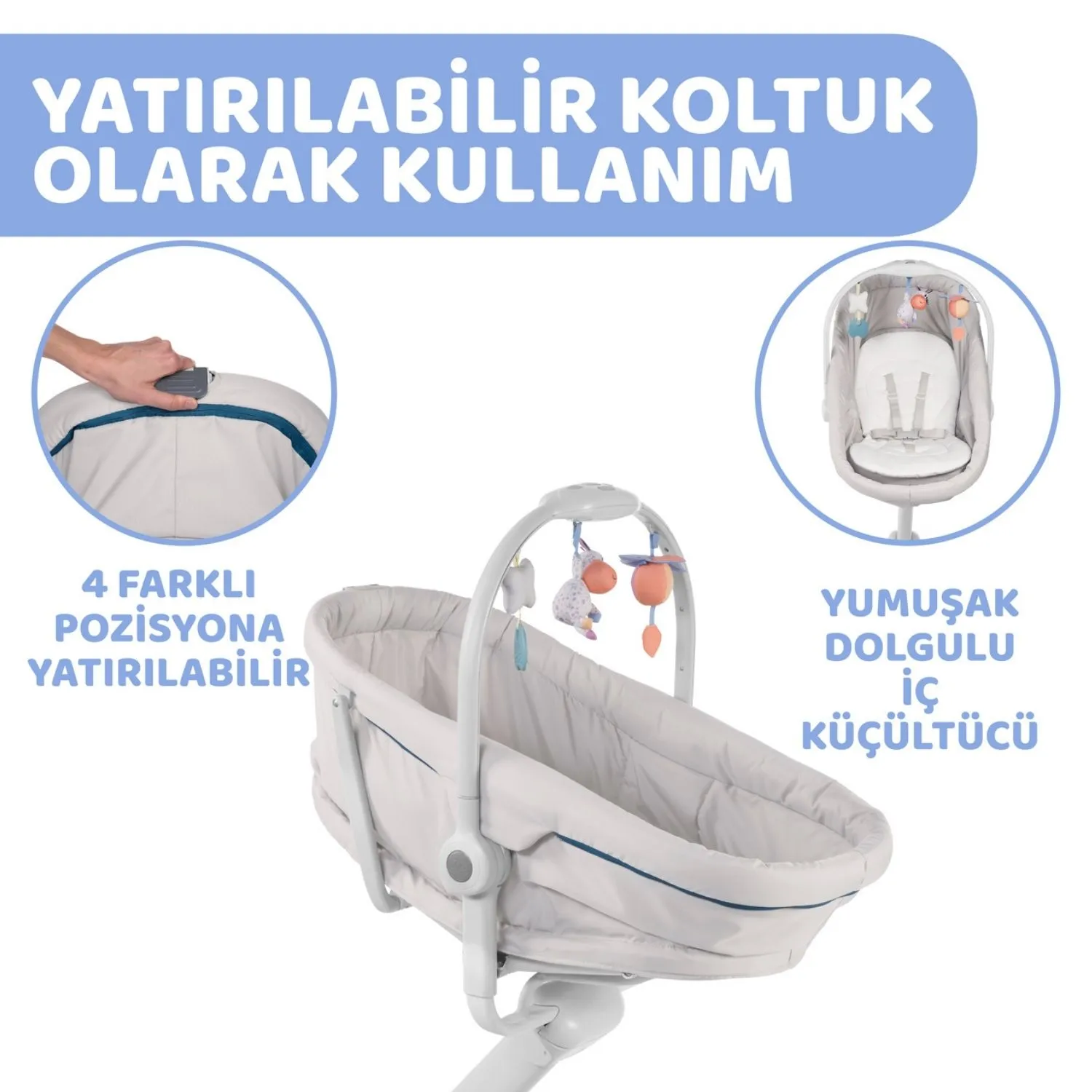 Chicco Baby Hug 4 in 1 Ana Kucağı Glacial
