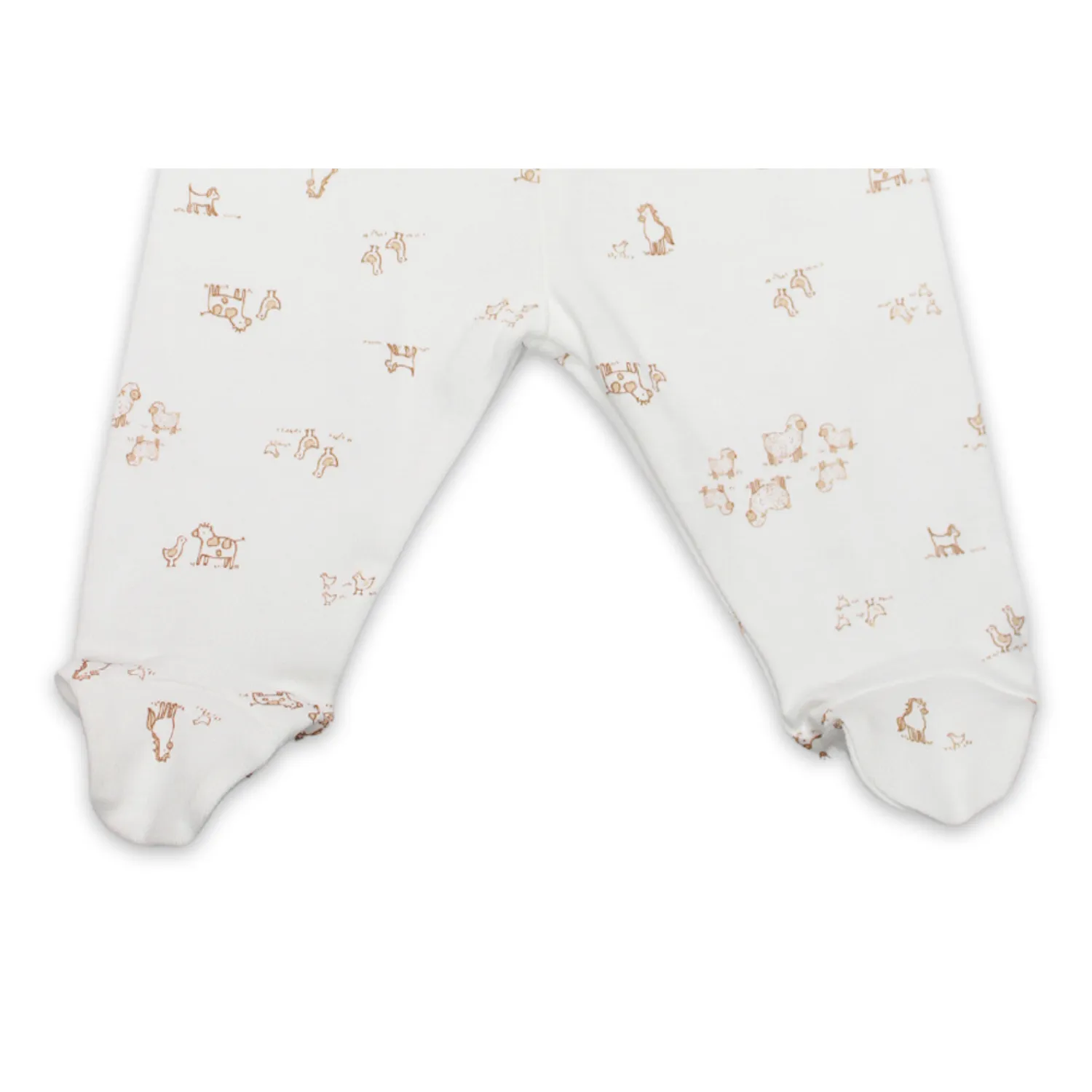 Bistyle Pantolon Patiksiz Curly Lamb Bej - Mavi - Ekru