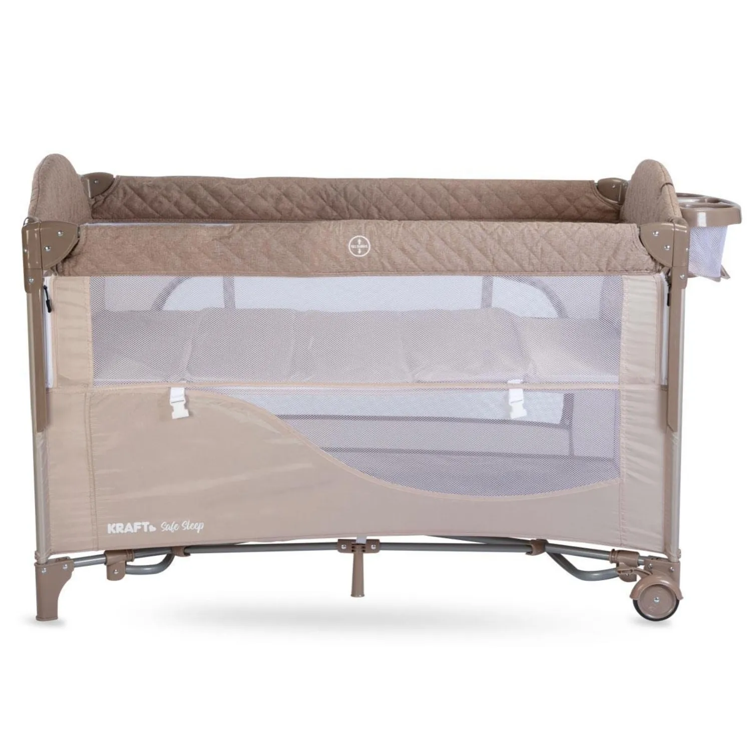 Kraft Safe Sleep Anne Yanı Oyun Parkı 70x120 cm Grey