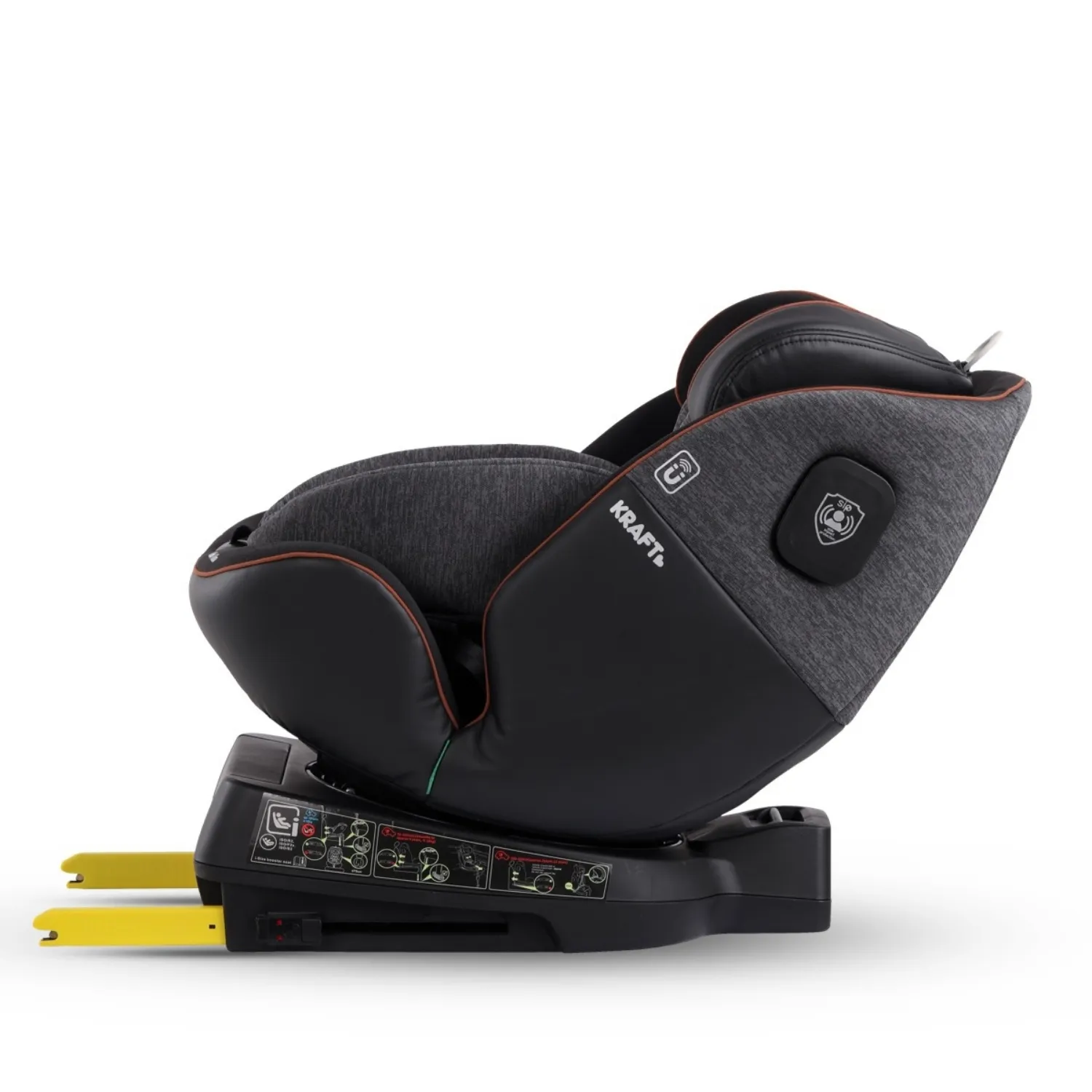 Kraft Galler I-Size Oto Koltuğu 0-36 Kg Koyu Gri